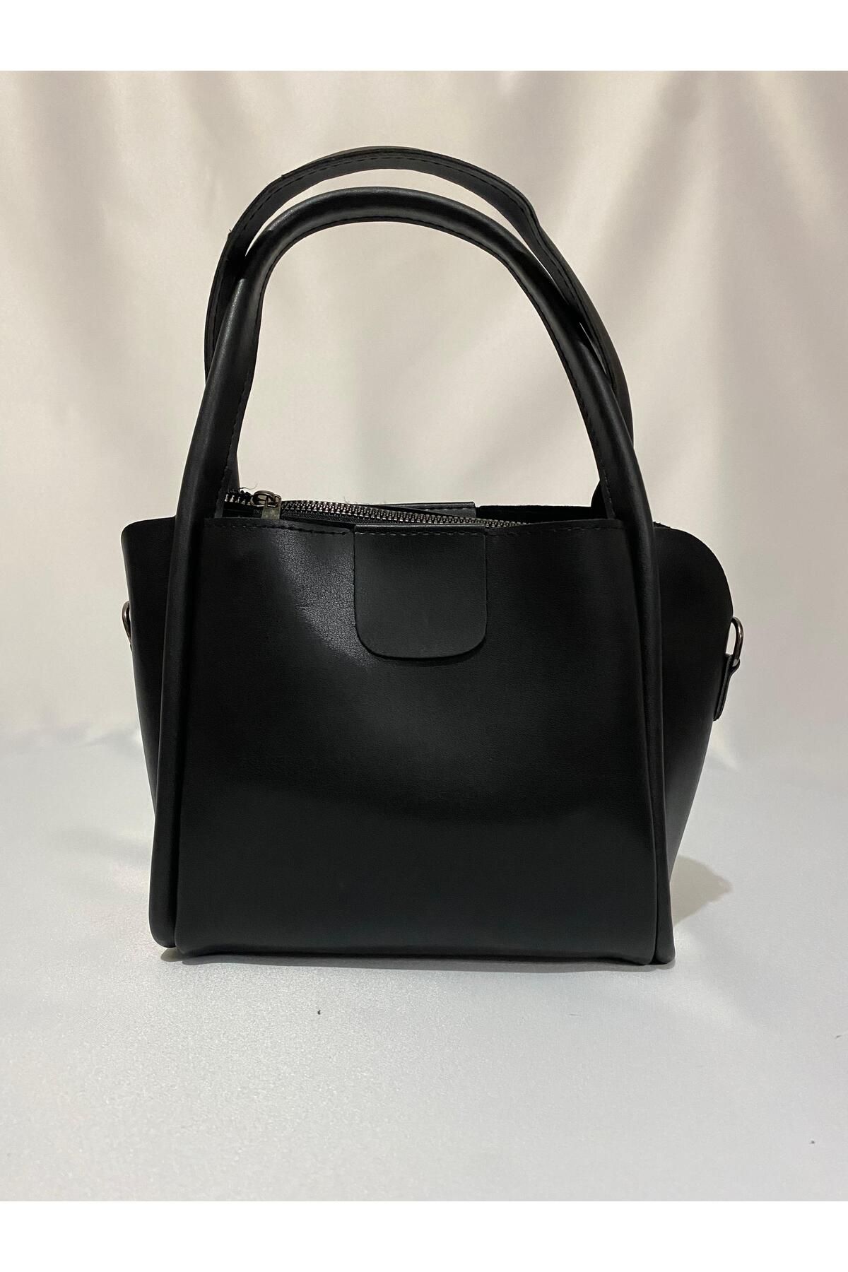 Liel Bags SİYAH İÇ ÇANTALI EL VE OMUZ ÇANTASI