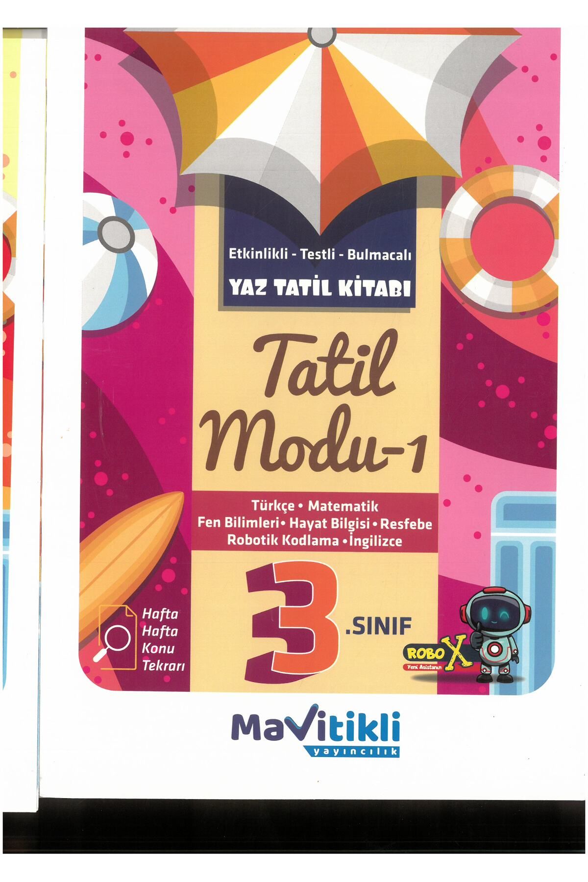 Mavitikli Yayıncılık 1.SINIF YAZ TATİL KİTABI