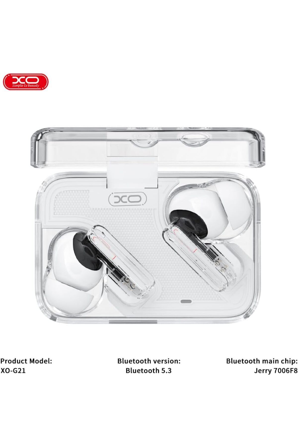 Hepsicinde Kablosuz Bluetooth Kulaklık Anc+Enc Gürültü Engelleme 380Mah Iphone & Android İle Uyumlu XO-G21