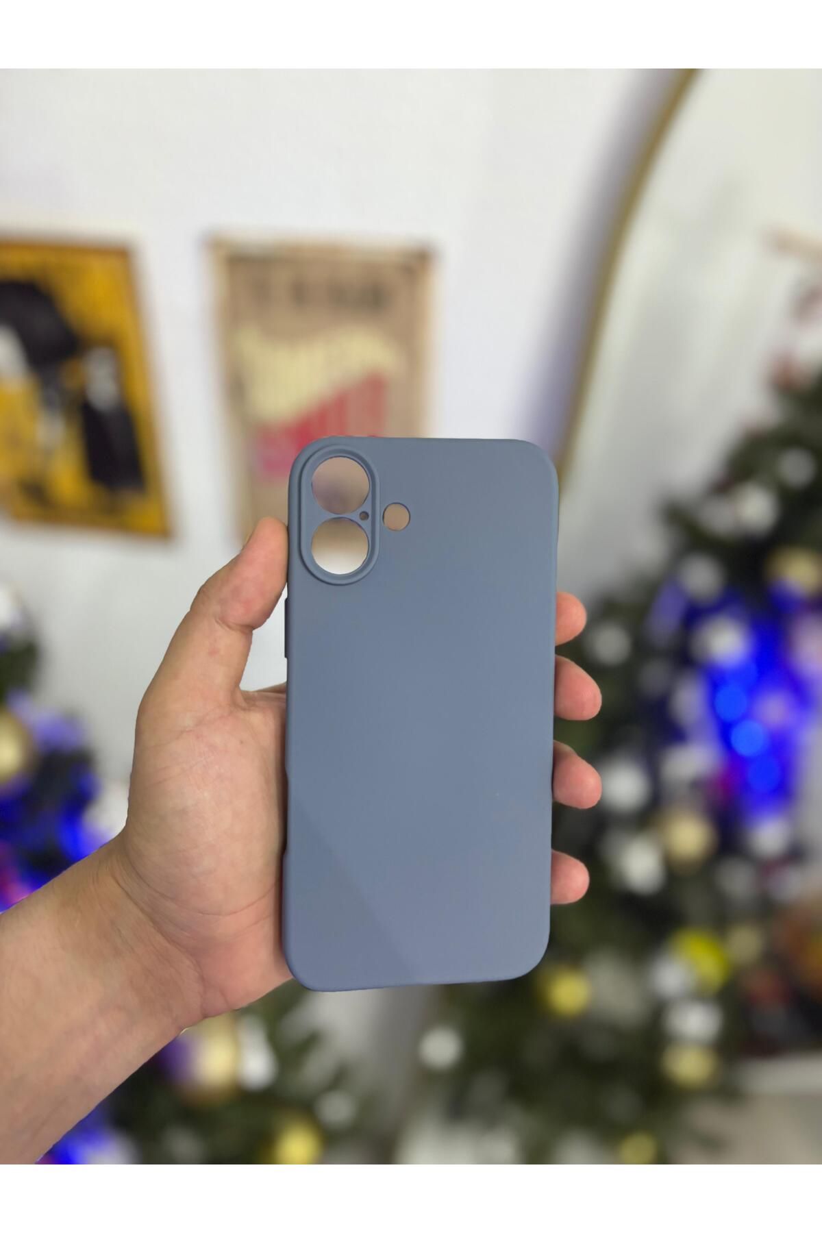 Kilif365 iPhone Uyumlu 16 Plus Kadife İç Astarlı Lansman Serisi Şık Telefon Kılıfı