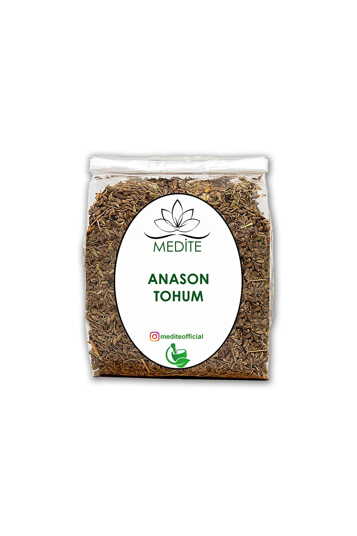 Medite Doğal Anason Tohum Doğal (Pimpinella anisum) Yeni Hasat 30 gr