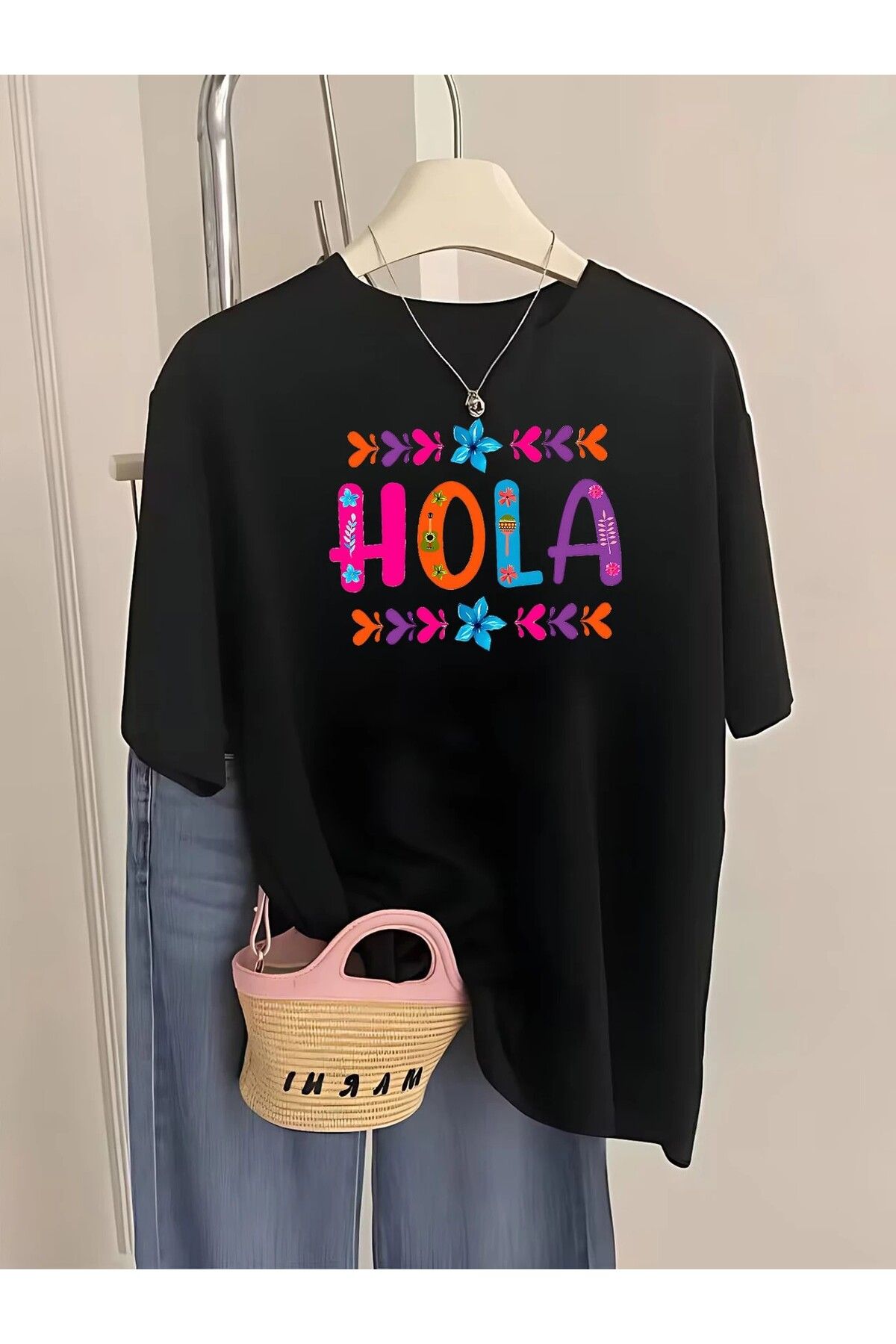 LEIVOR Hola Baskılı Kadın T-shirt
