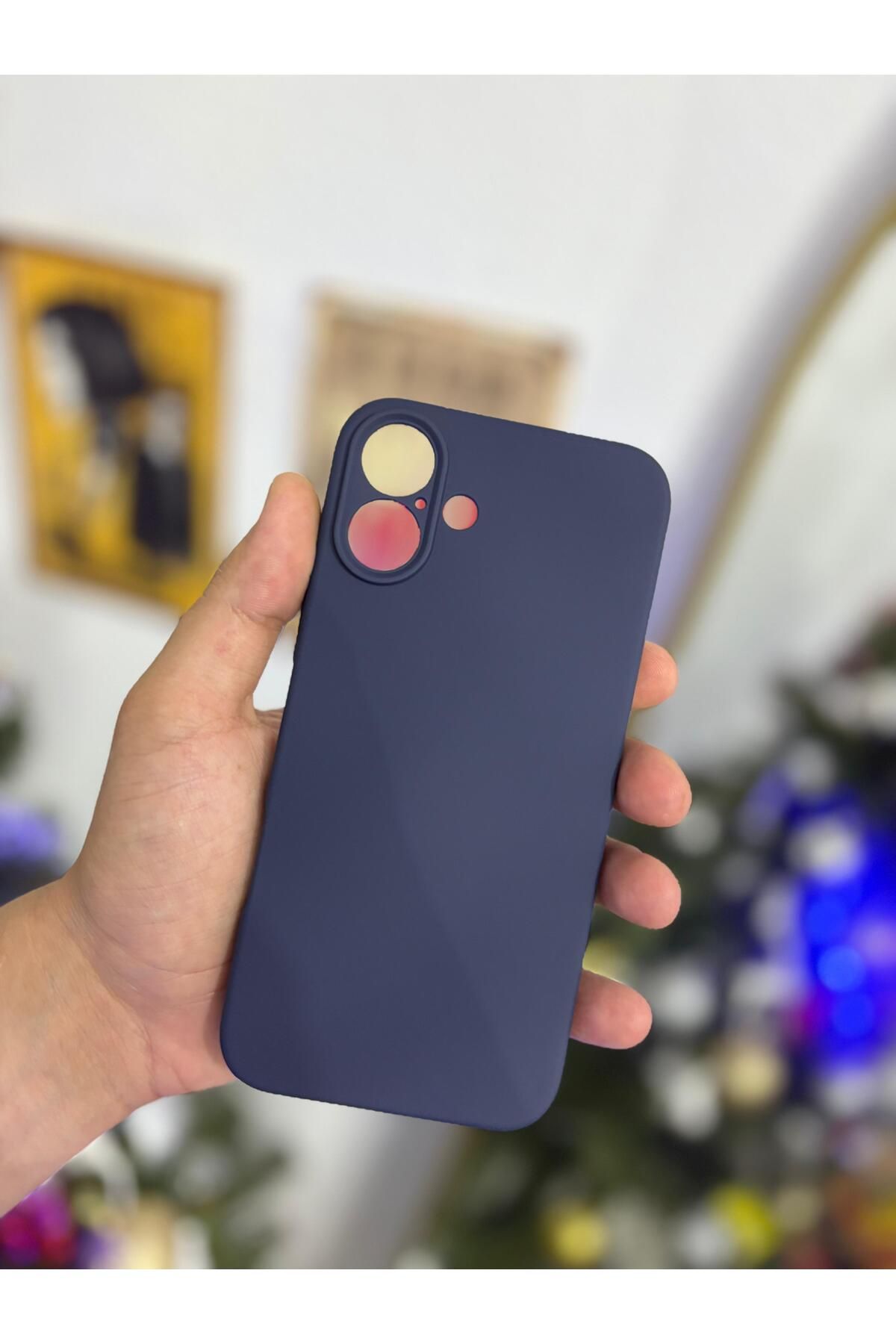 Kilif365 iPhone Uyumlu 16 Plus Kadife İç Astarlı Lansman Serisi Şık Telefon Kılıfı
