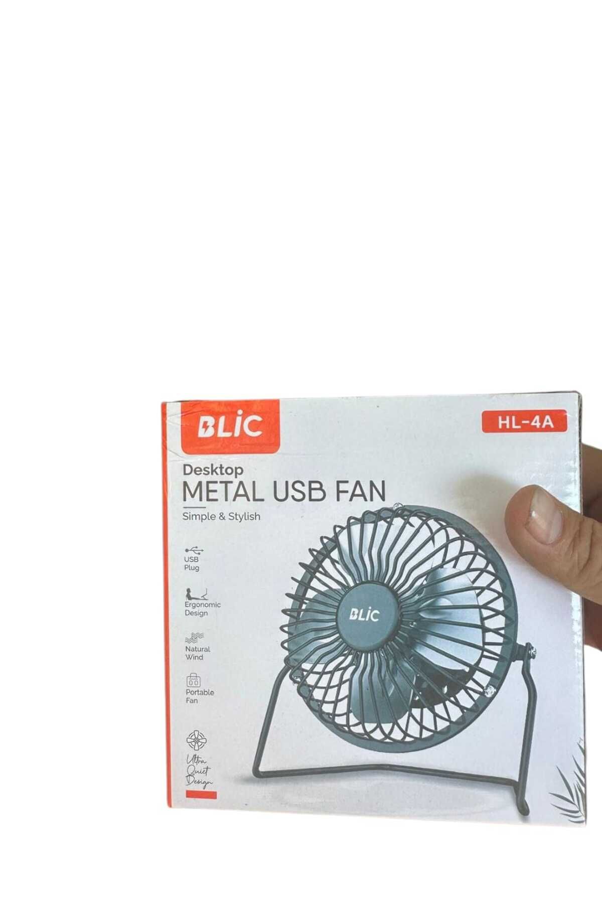Blic BLİC DESKTOP HL-4A METAL USB FAN
