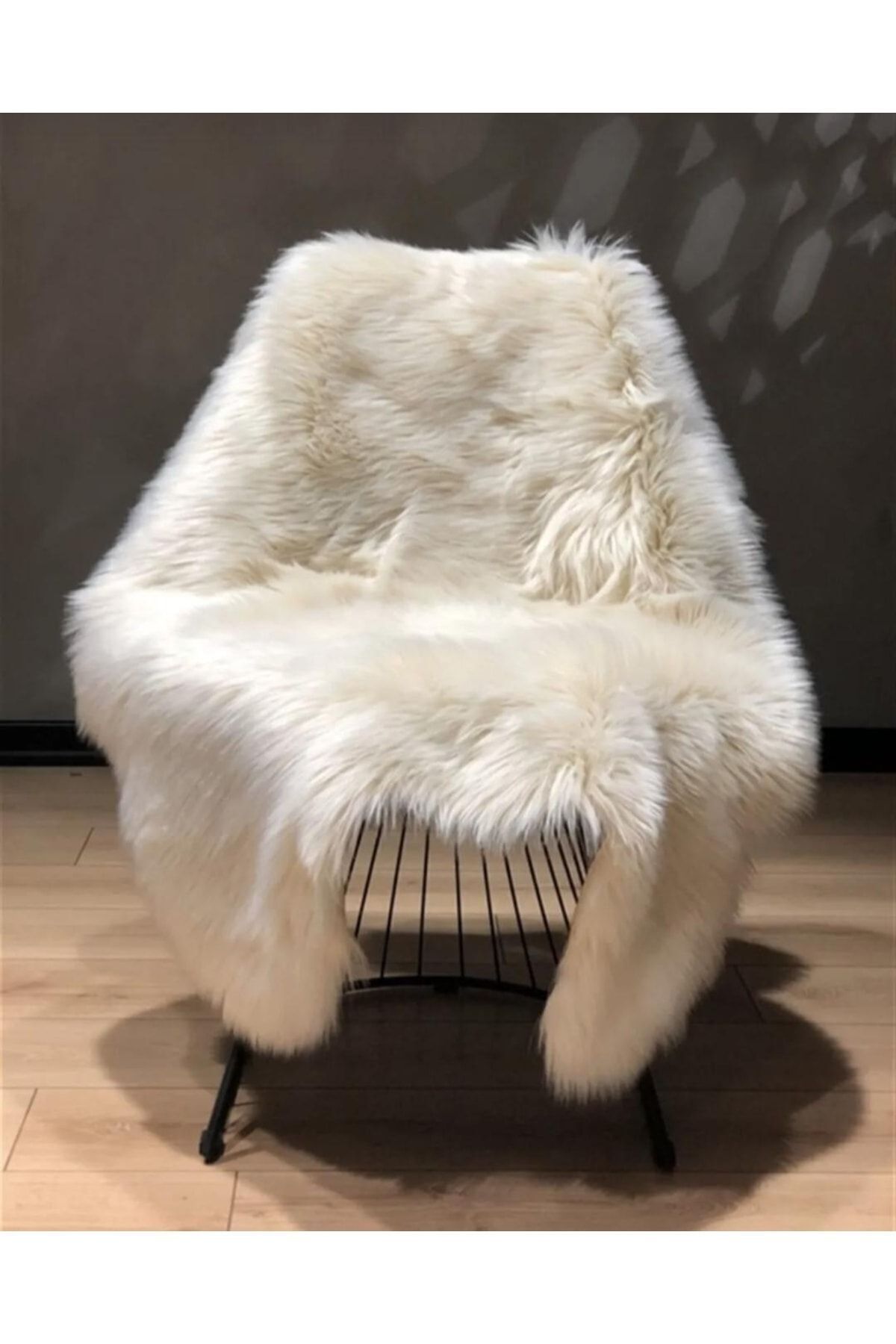 Lamb Skin Bone Top Quality Washable Soft Textured Plush Rug
