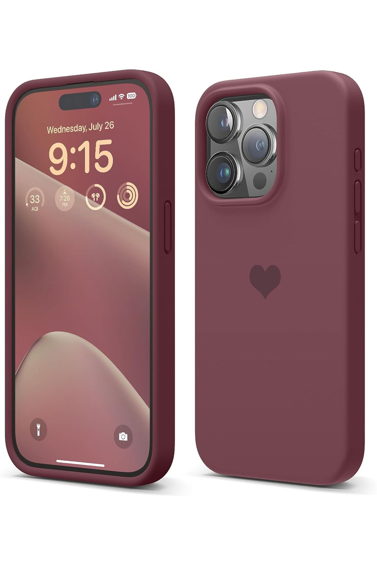GAGA ELEKTRONİK İphone 15 Pro Max Için Silikon Darbeye Dayanıklı Mikrofiber Astarlı Koruyucu Kılıf