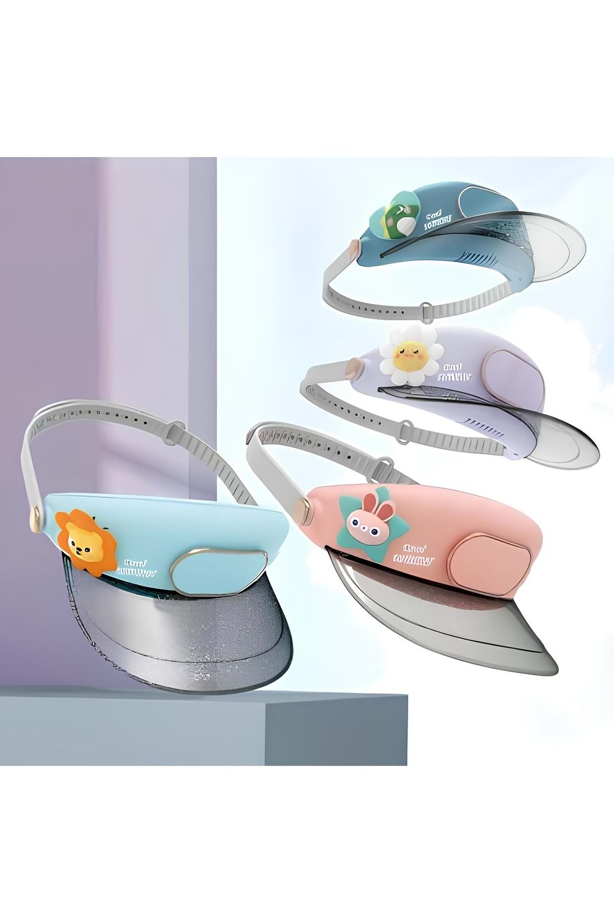 Store Şarjlı Şapkalı Fan Vantilatör – 3 Kademeli | USB Şarjlı, Serinletici Fan