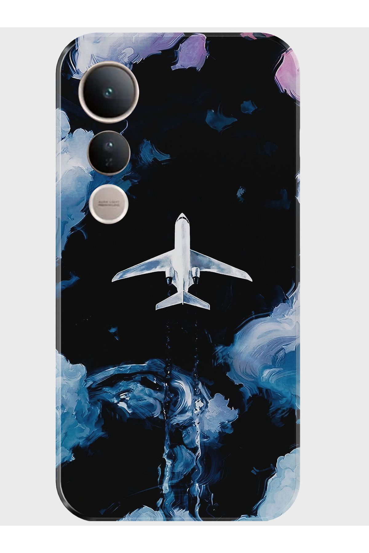 Activist Vivo V50 Lite Kılıf Kamera Korumalı Baskılı Silikon Kapak - plane2