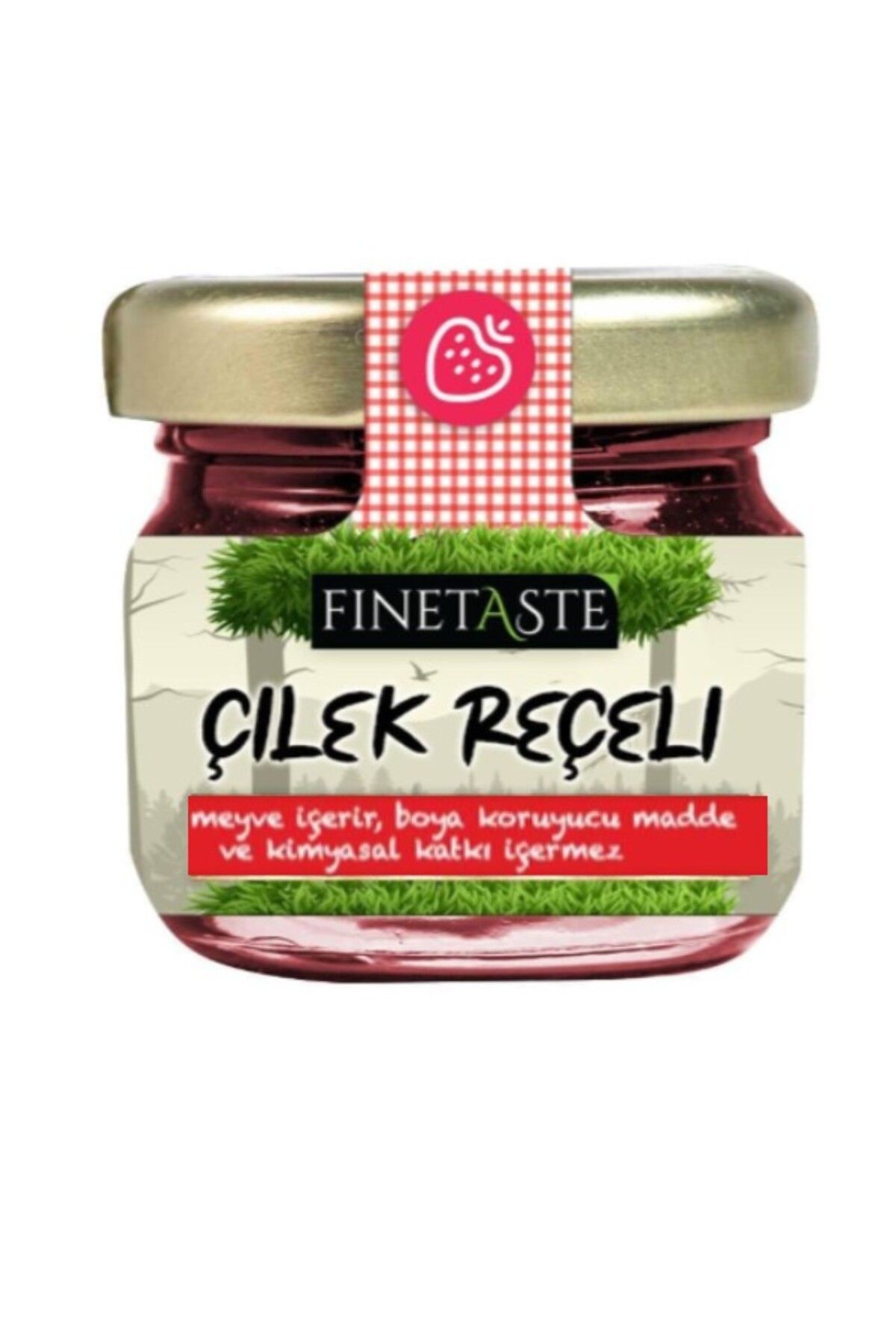 Fine Taste Çilek Reçeli (% 45 Meyve) 34 Gr X 6 Adet