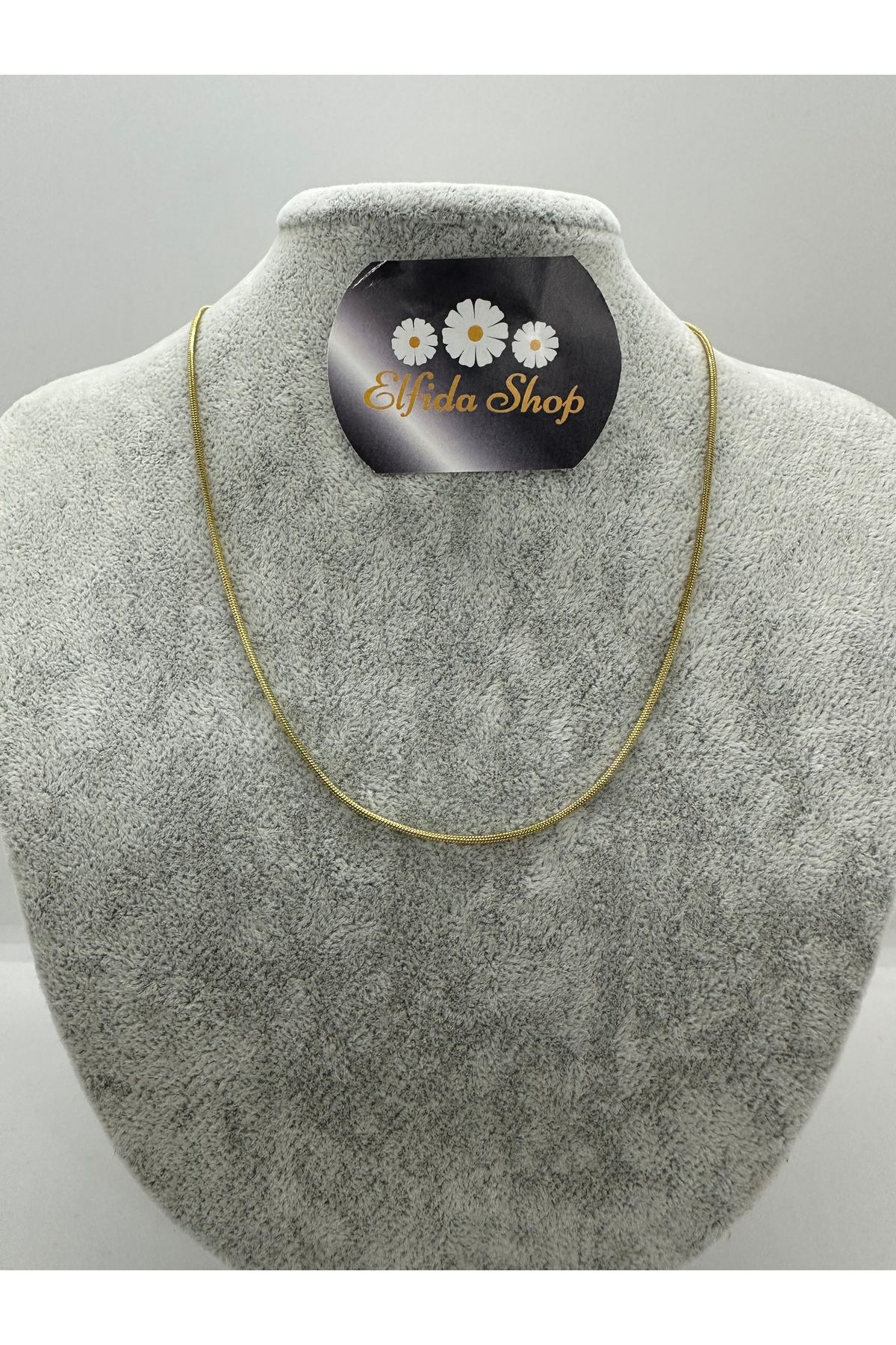 Elfida Shop STAİNLES STEEL İNCE ÇELİK ZİNCİR