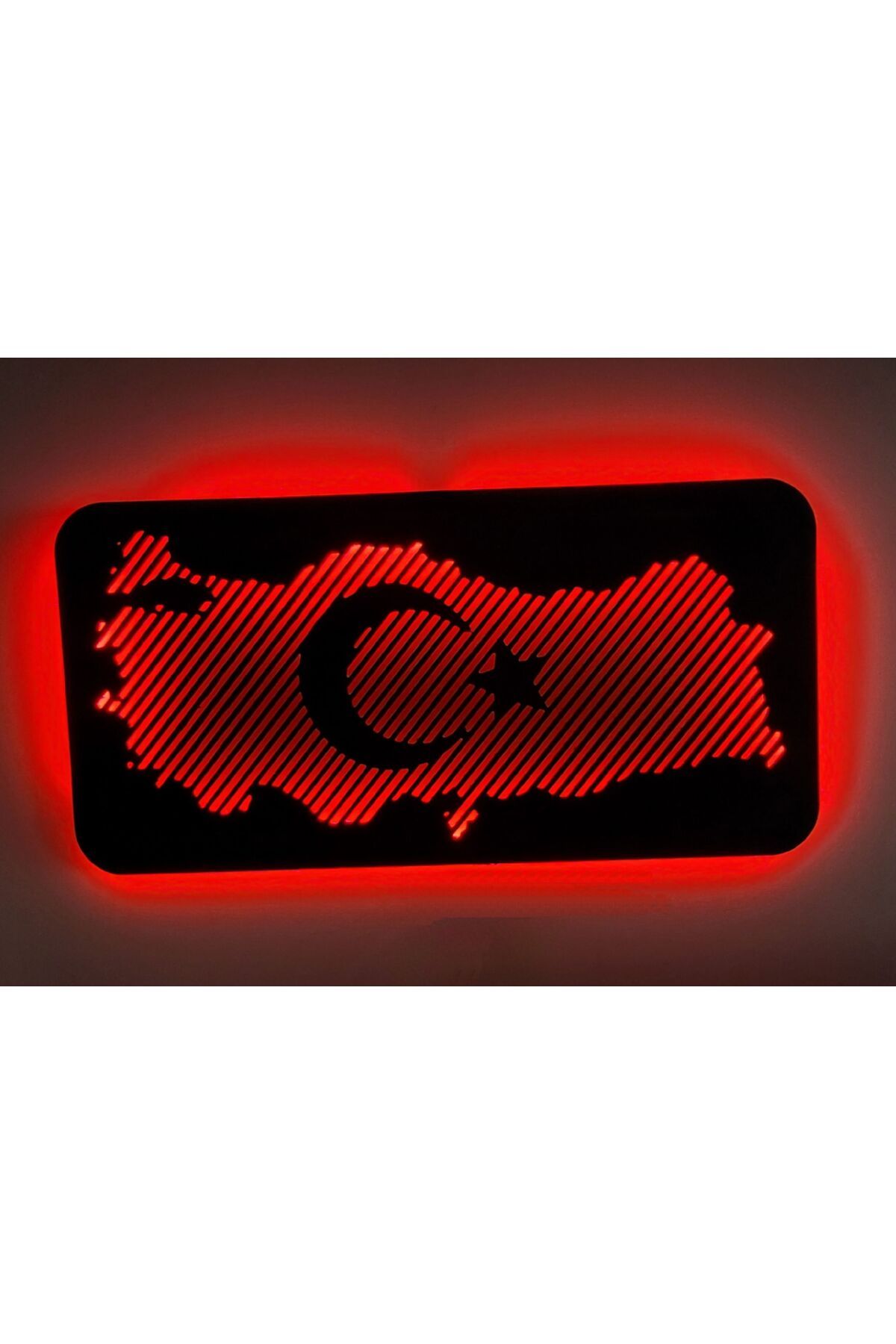 Destina Ahşap - Destina Ahşap Türkiye Haritası Led Tablo- Led Aydınlatma