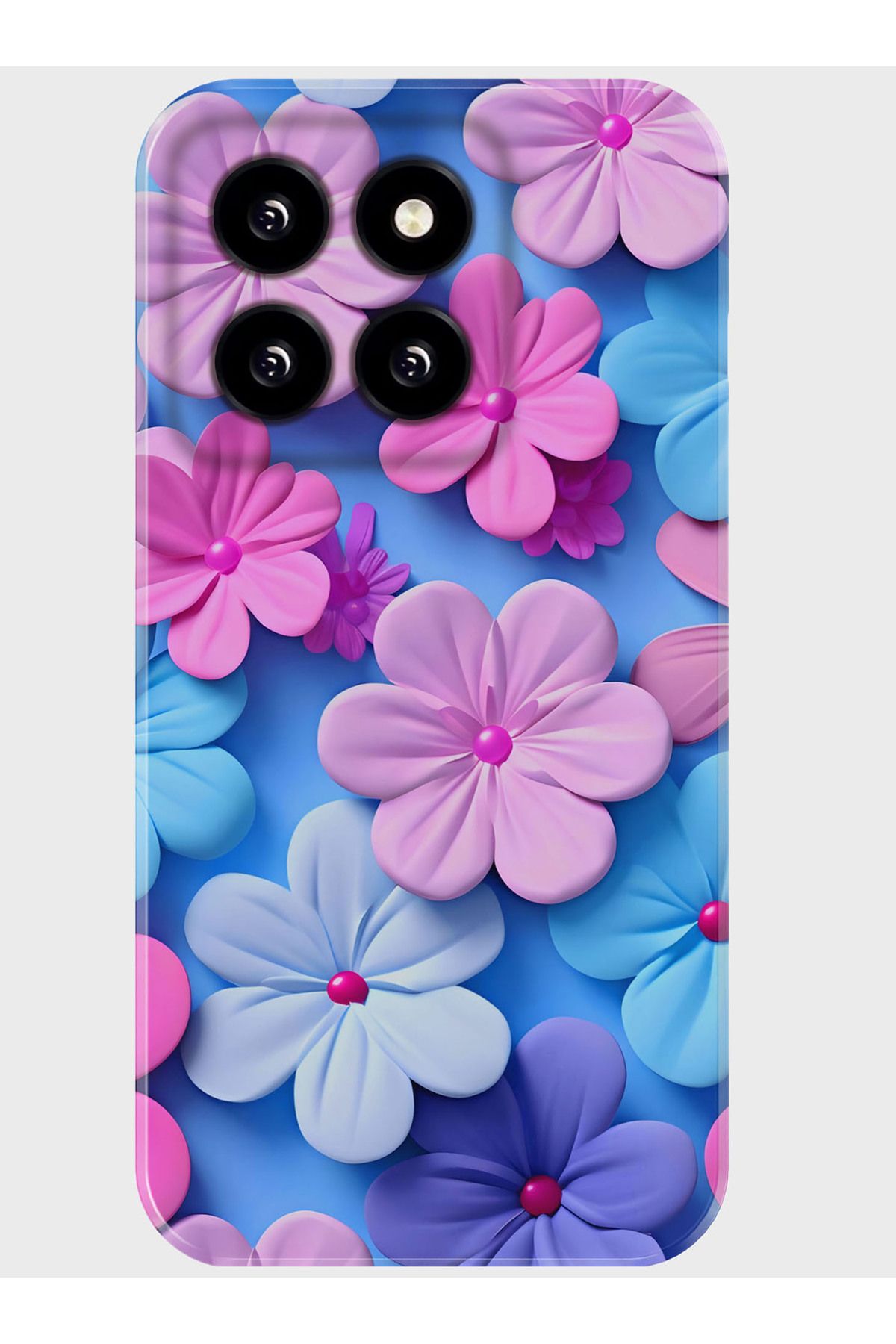 Activist Xiaomi 14T Pro Kılıf Kamera Korumalı Baskılı Silikon Kapak - purpleflowers
