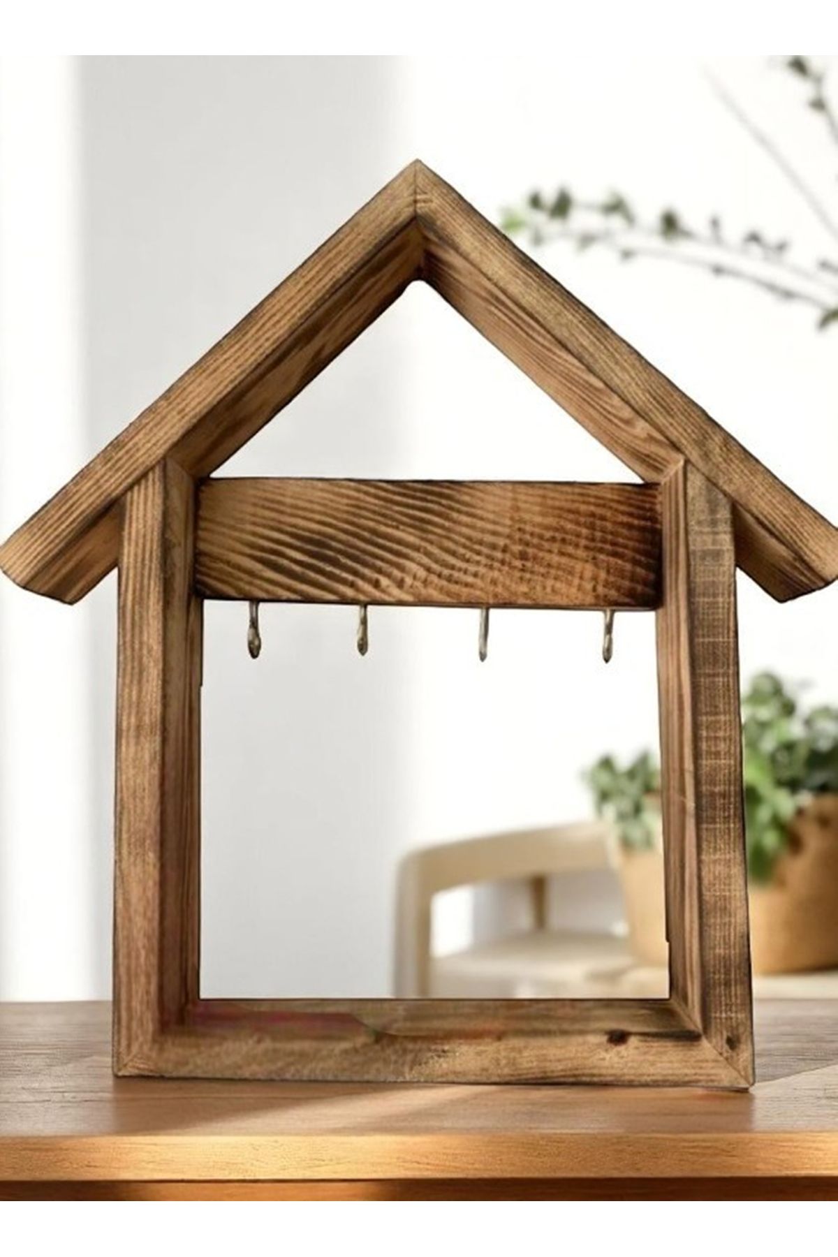 Leur Home Ev Şeklinde Mini Anahtarlık Raf