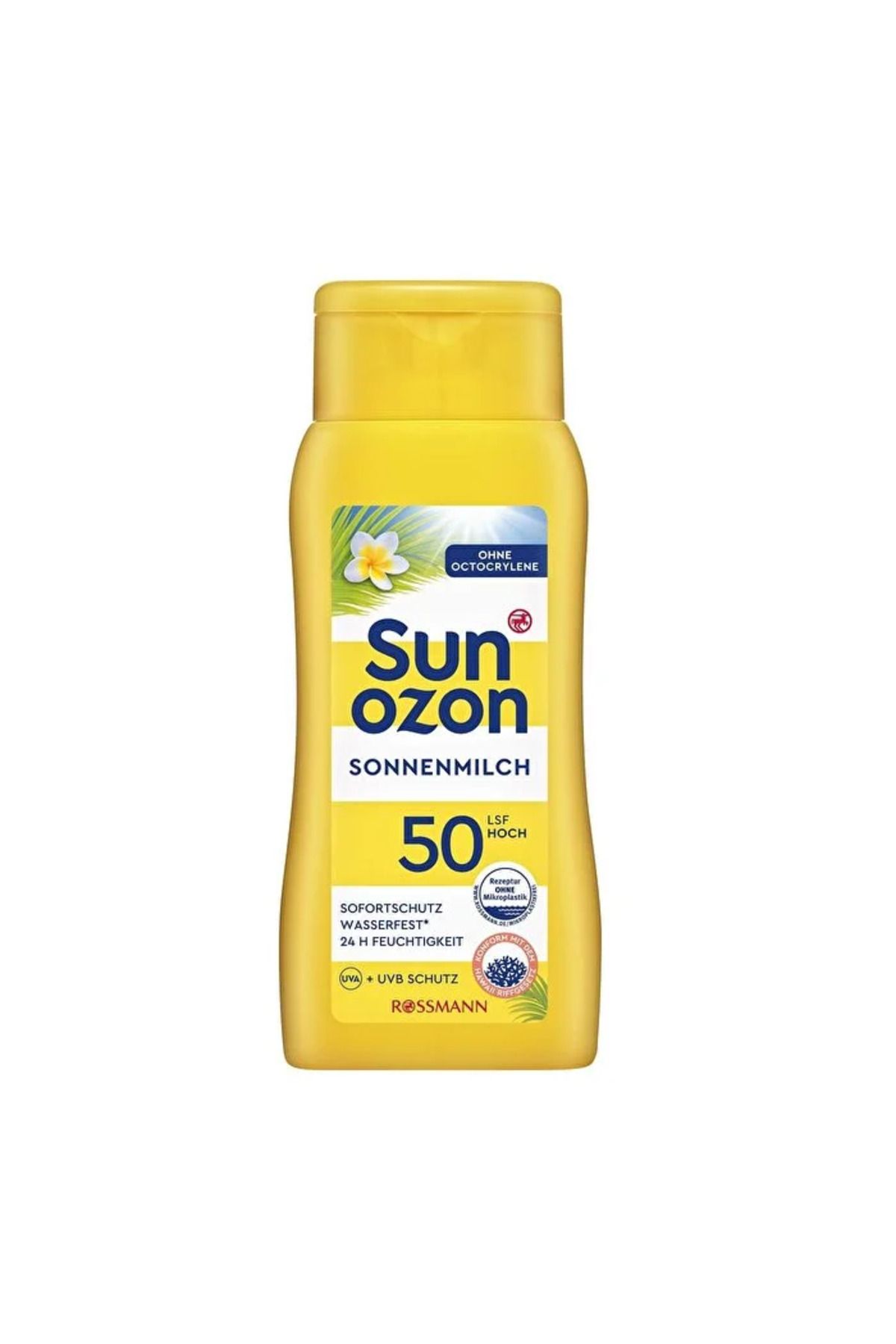 SunOzon Güneş Koruyucu Süt 50SPF - Hassas Cilt - 200 ml