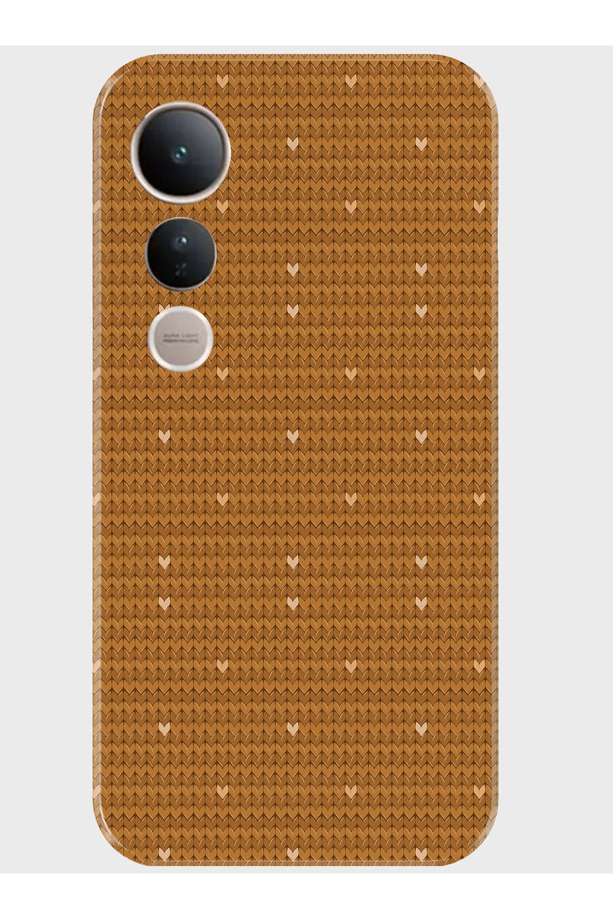 Activist Vivo V50 Lite Kılıf Kamera Korumalı Baskılı Silikon Kapak - knitted