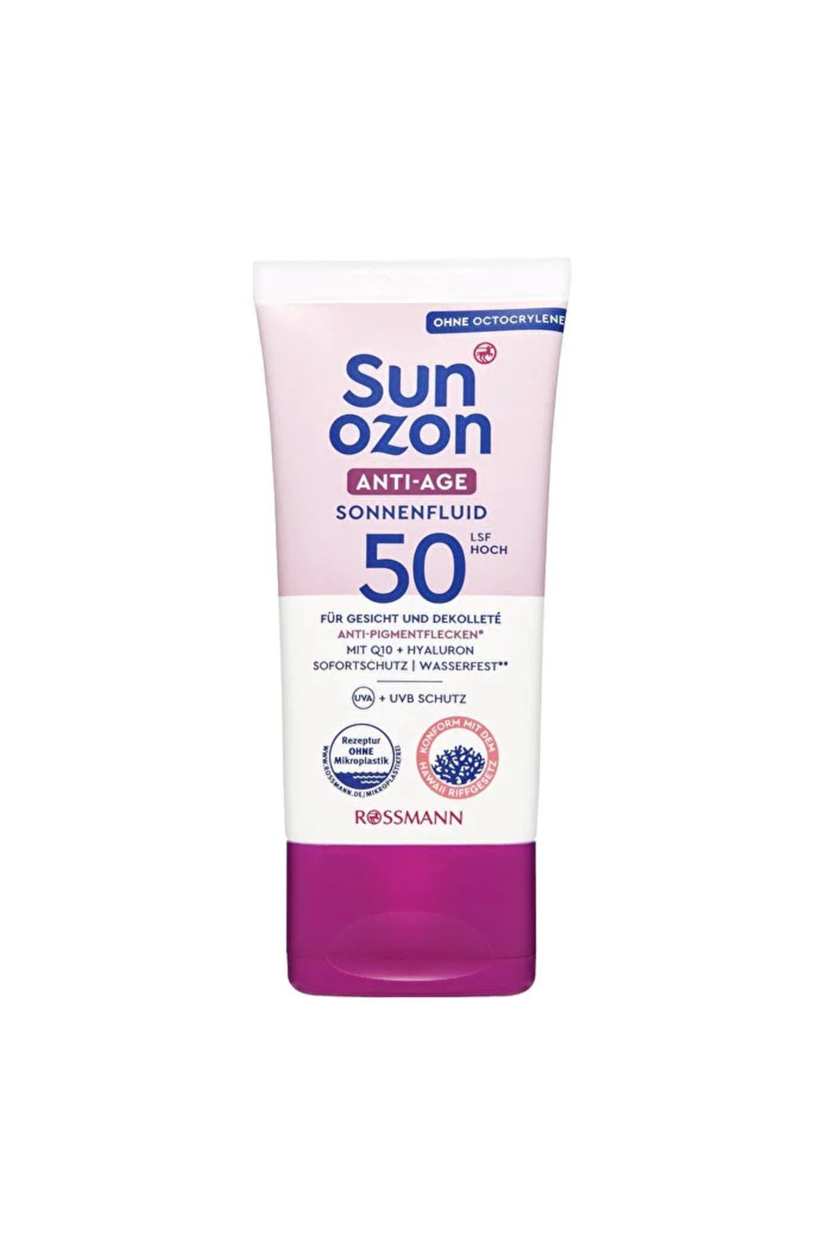 SunOzon Güneş Koruyucu Yüz Kremi Anti-Age 50SPF - - 50 ml