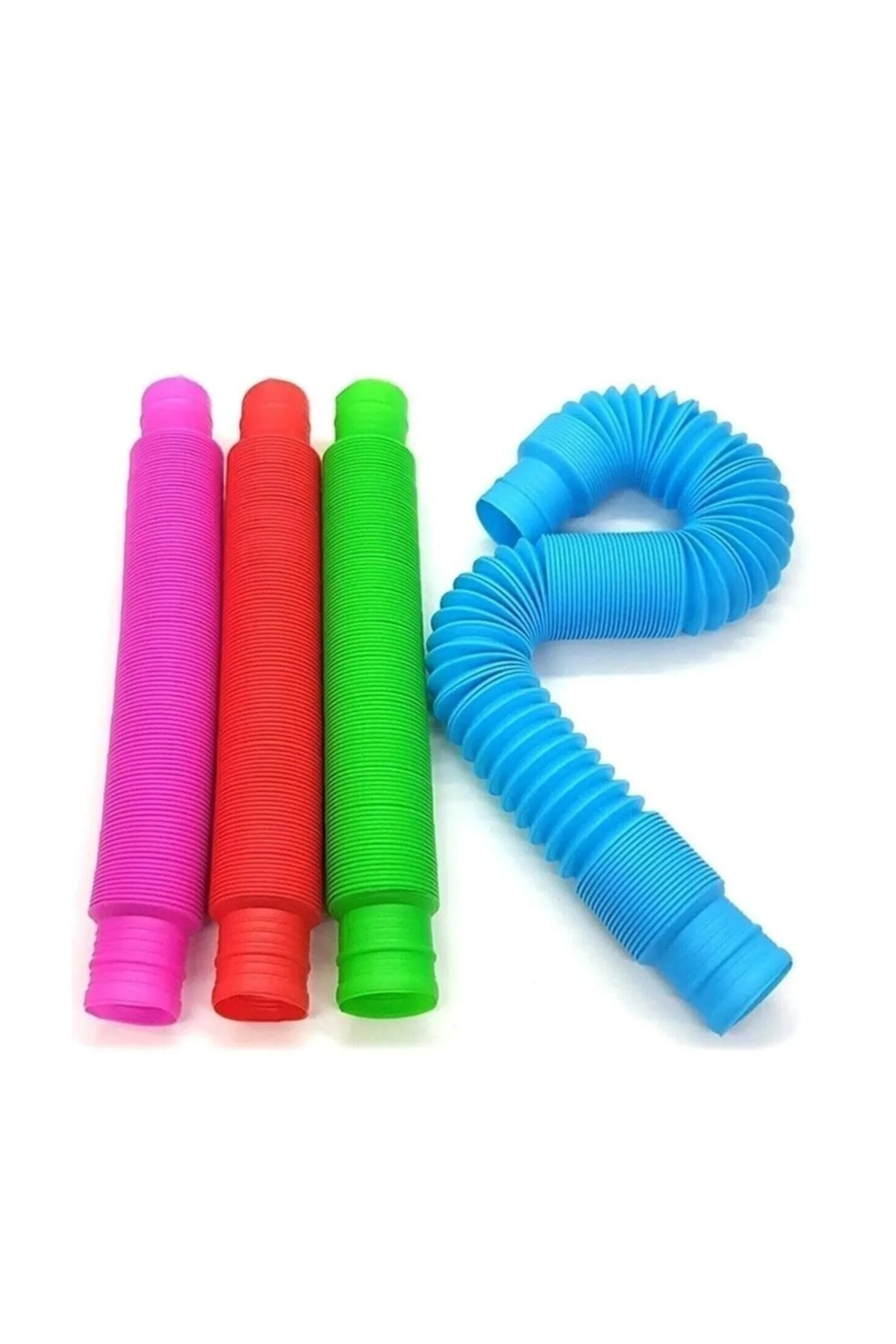 alpmodel Uzayan Boru Renkli Oyuncak Hortum Pop Tubes Stres Giderici Popit Fidget Oyun 1 Adet