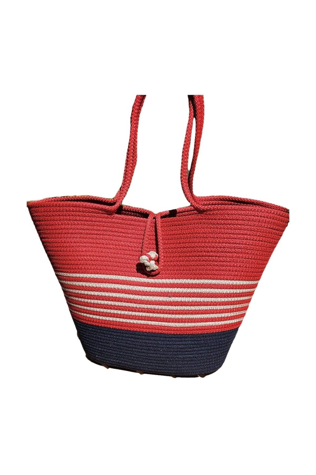 Dora Leather Crafts DORA PLAJ ÇANTASI MARİN