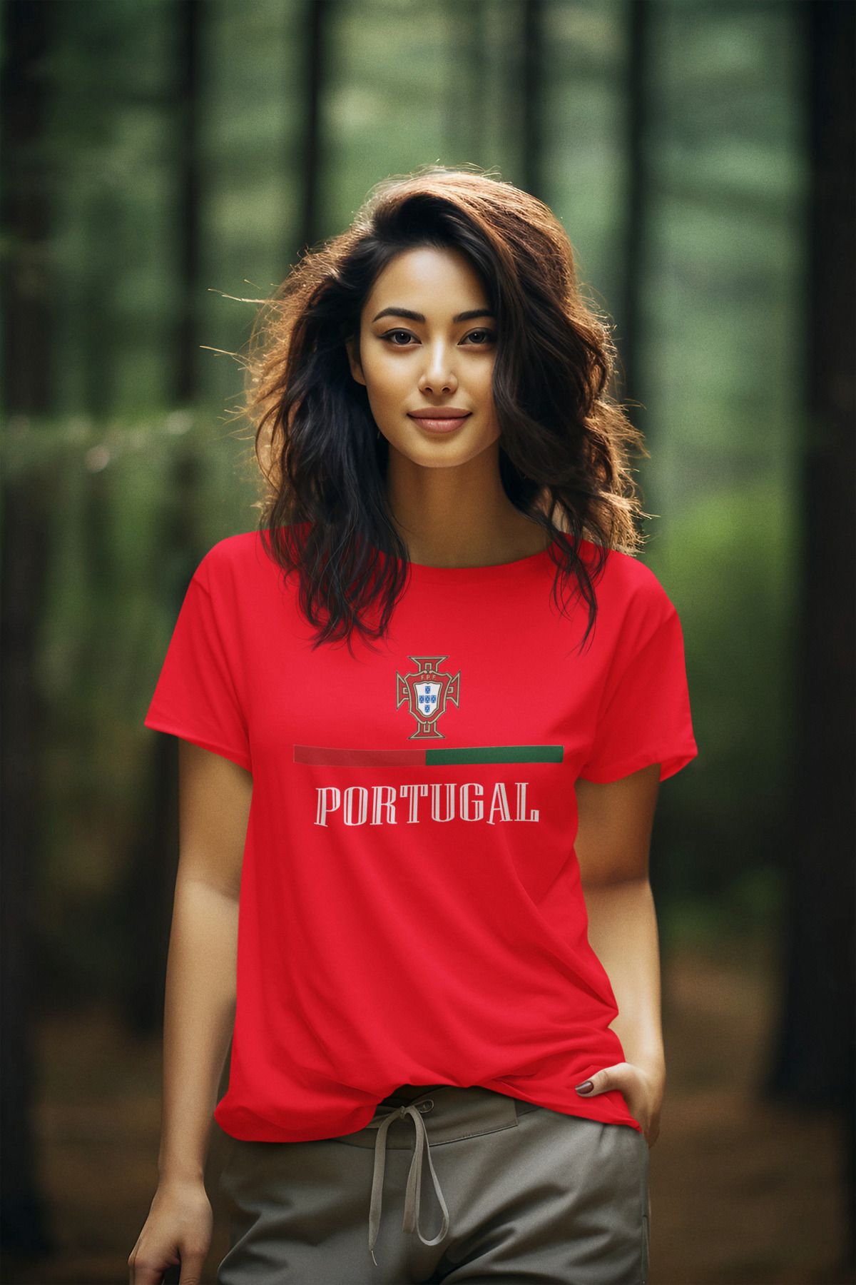 Biy Store Portekiz milli takım forma baskılı unisex kısa kollu kadın erkek tişört t-shirt