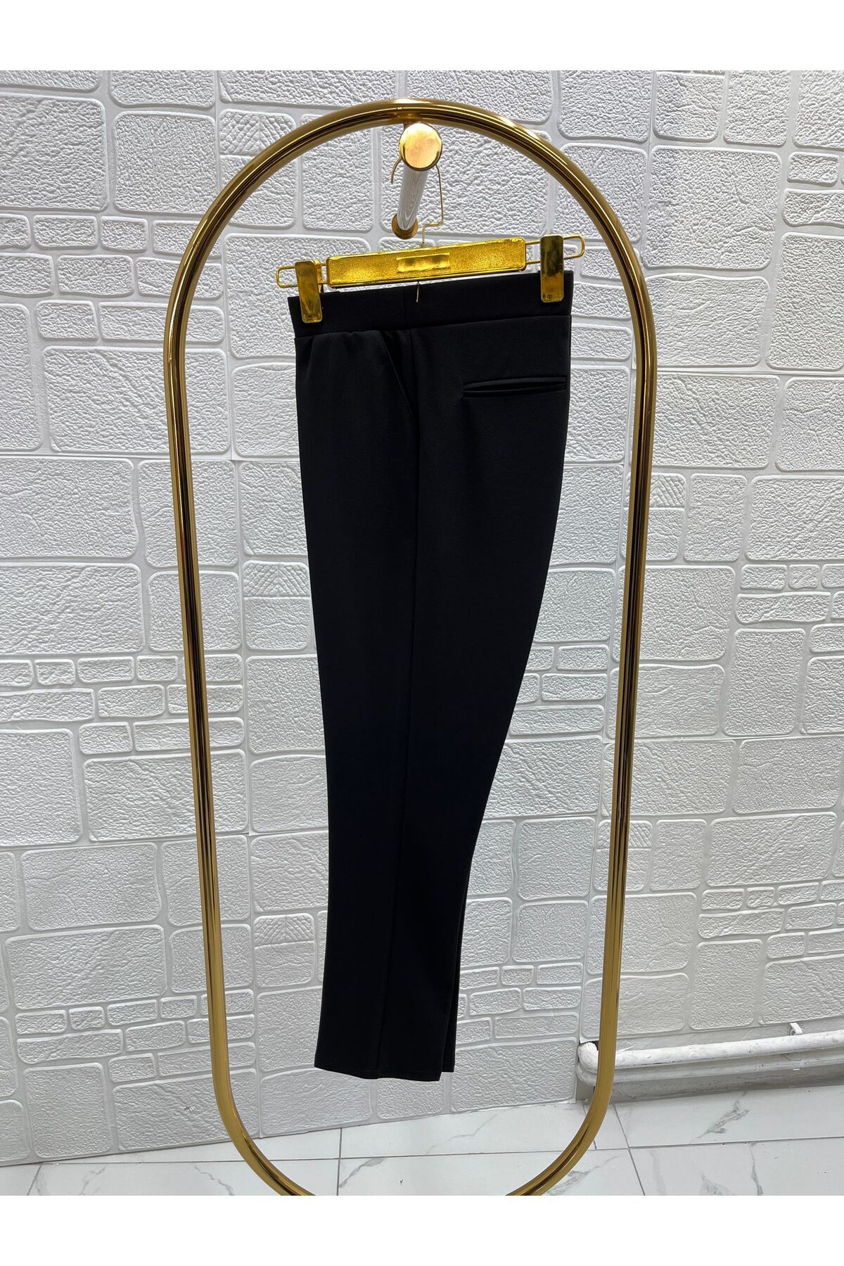Zeynep Butik Scuba Kumaş Boru Paça Pantolon 1834