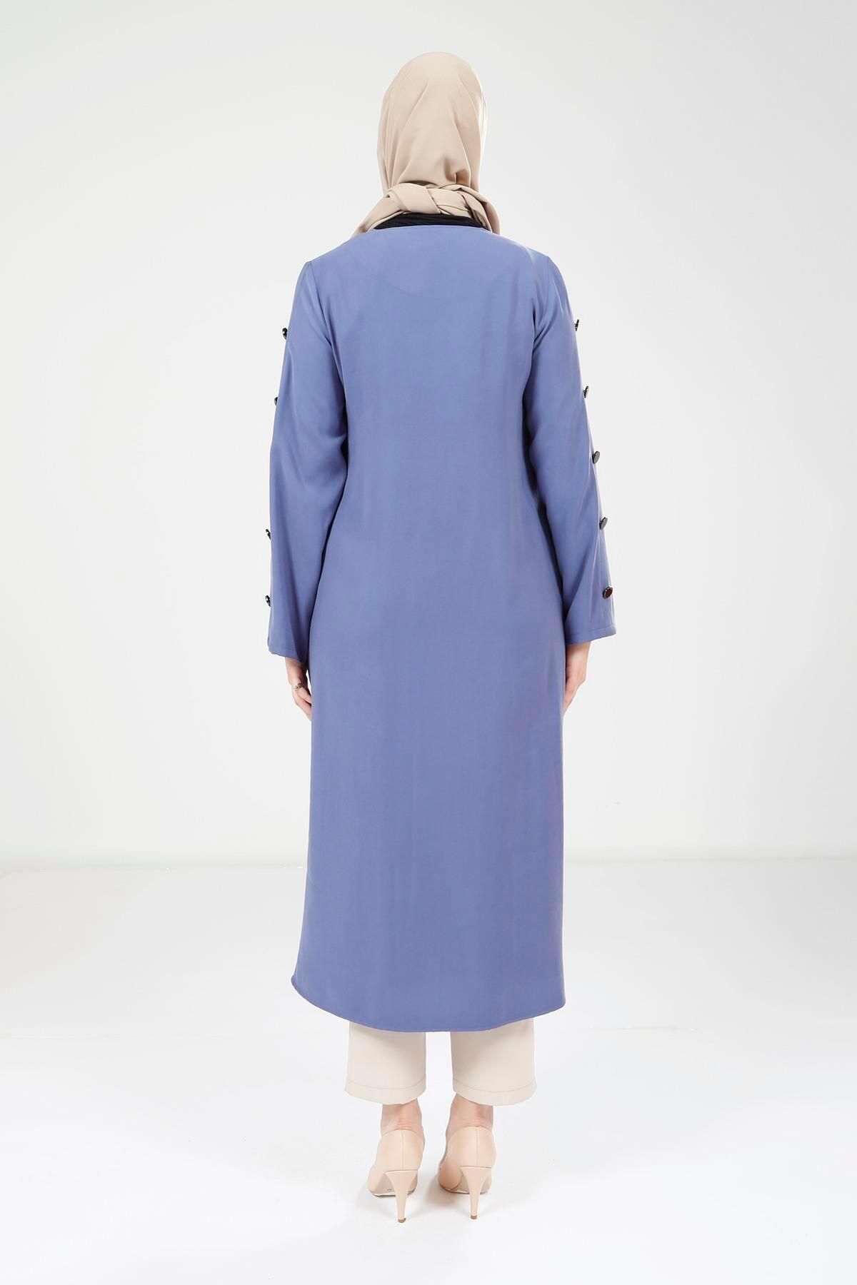 ژاکت پوشیده زنانه دکمه DETIGURED DISHO DRESS 9232 Beyza