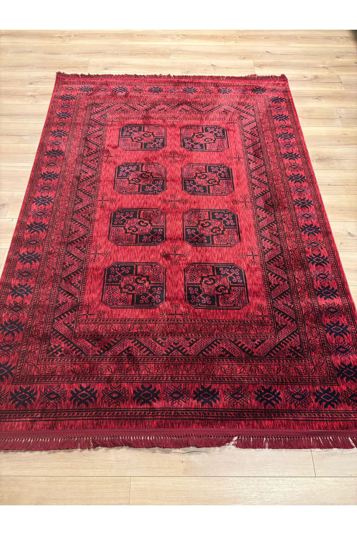 Tuğra AFGAN SERİSİ KAYMAZ DOKUMA HALI 160x230 EBATLI+6 MM+YATIŞMAZ HALI