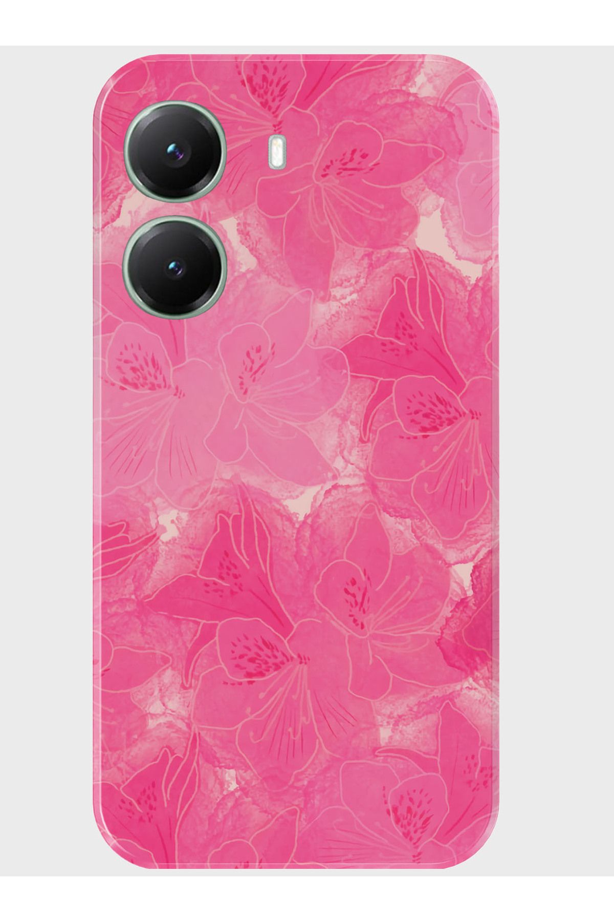 Activist Xiaomi Poco X7 Pro Kılıf Kamera Korumalı Baskılı Silikon Kapak - pinkflower