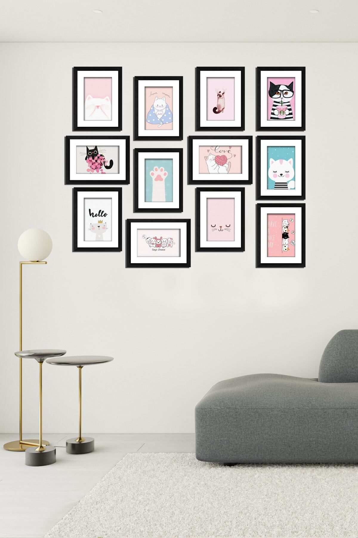 Pi Dekorasyon Modern Style 12 Parçalı Mdf Tablo Mck084