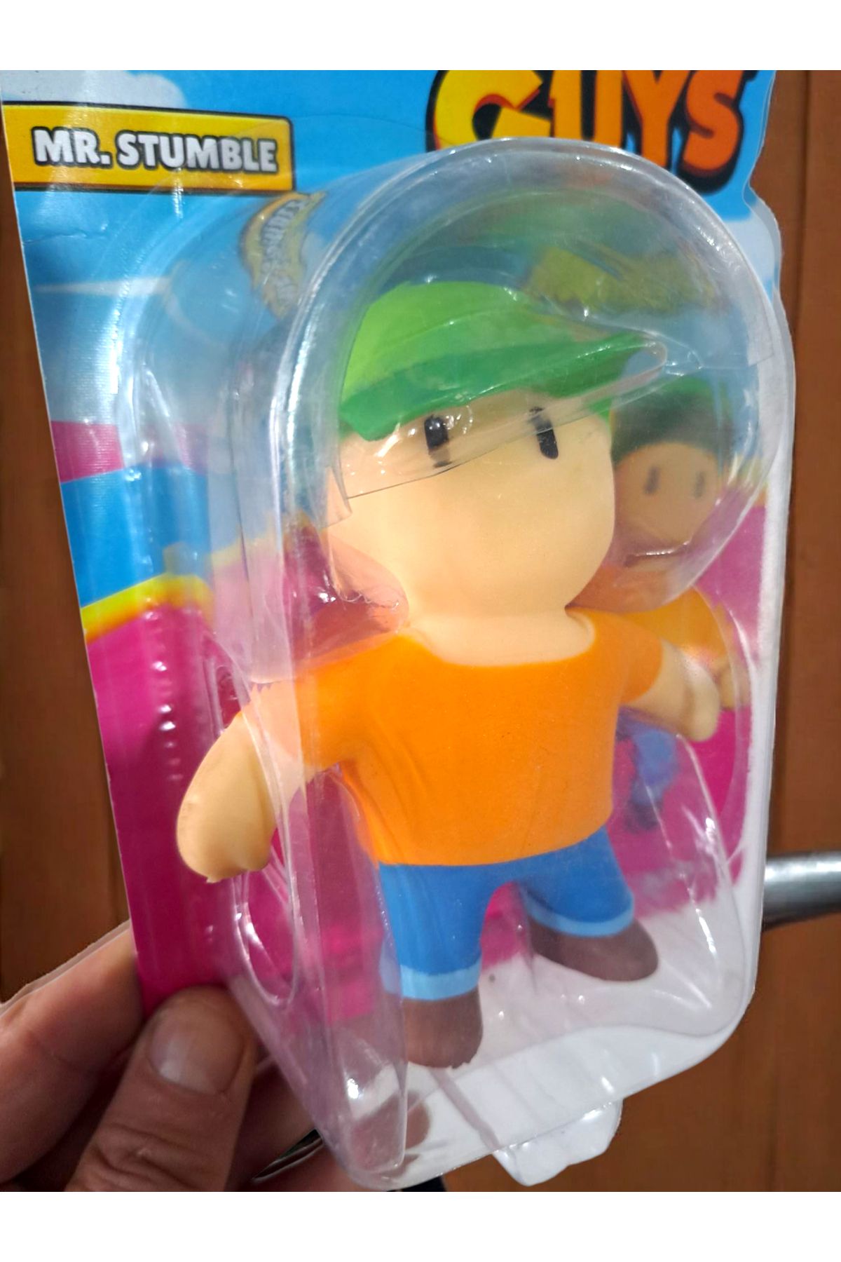 ALYTOYS OYUNCAK YEŞİL ŞAPKALI ÇOCUK SİLİKON SQUSHİ SIK UZAK STRES ESNEK Oyuncak 13x7cm STUMBLE