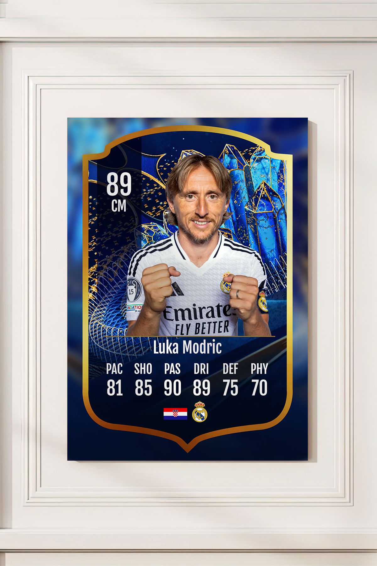 Pi Dekorasyon Futbolcu Fut Card mdf tablo serisi seti