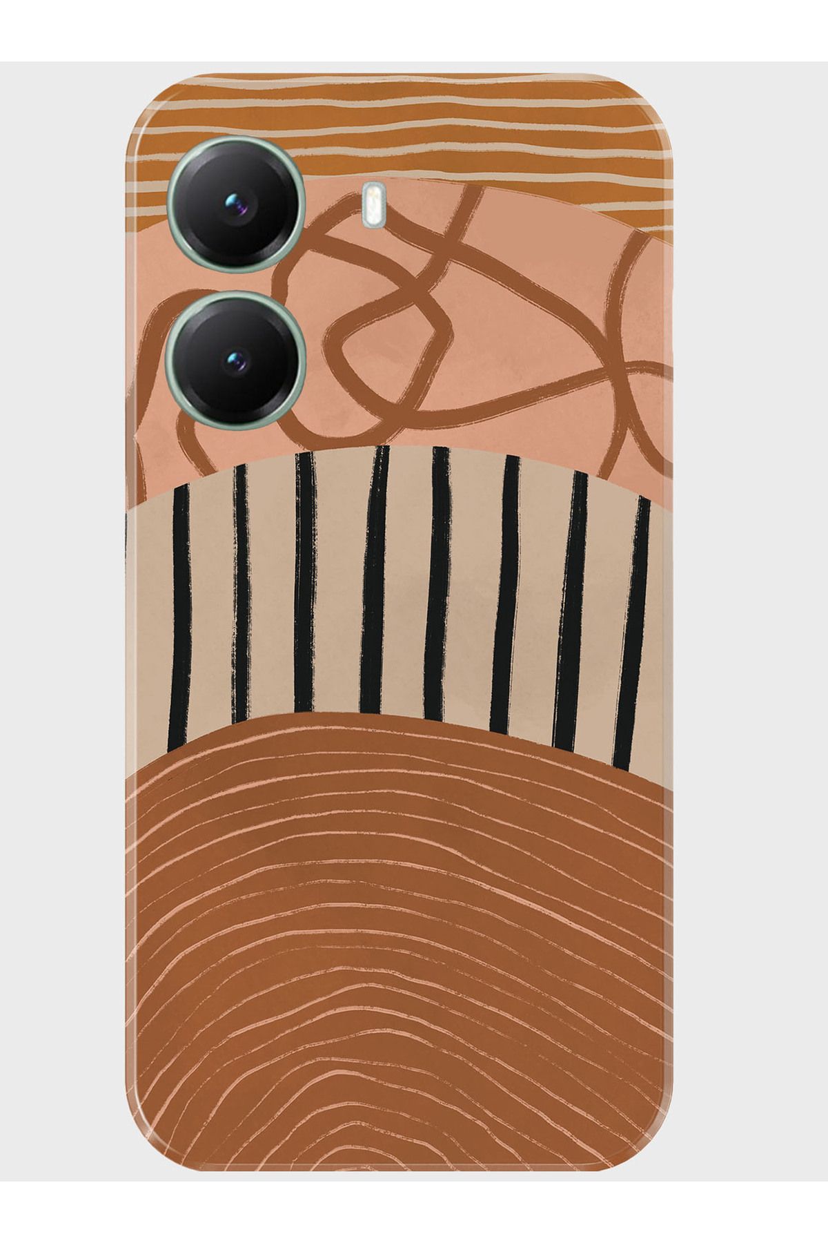 Activist Xiaomi Poco X7 Pro Kılıf Kamera Korumalı Baskılı Silikon Kapak - bronze
