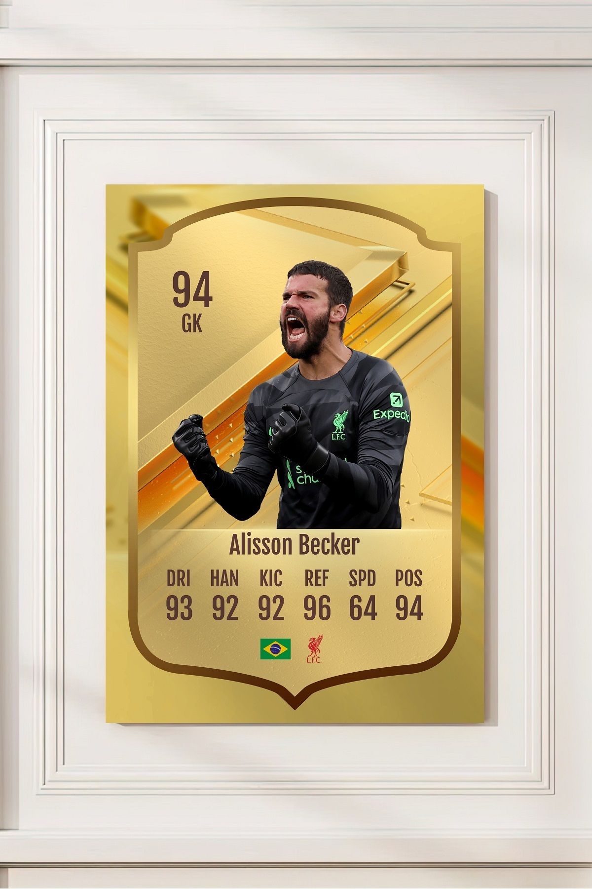 Pi Dekorasyon Futbolcu Fut Card mdf tablo serisi seti