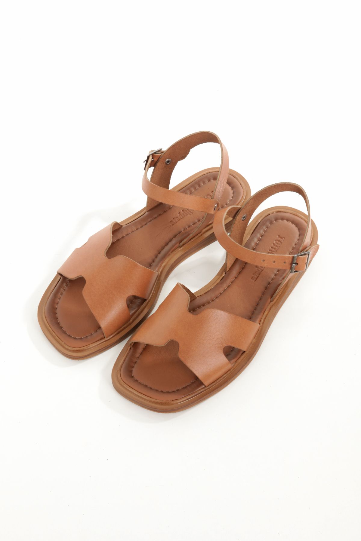 Rome Slippers RT-260023 HAKİKİ DERİ KADIN GÜNLÜK SANDALET