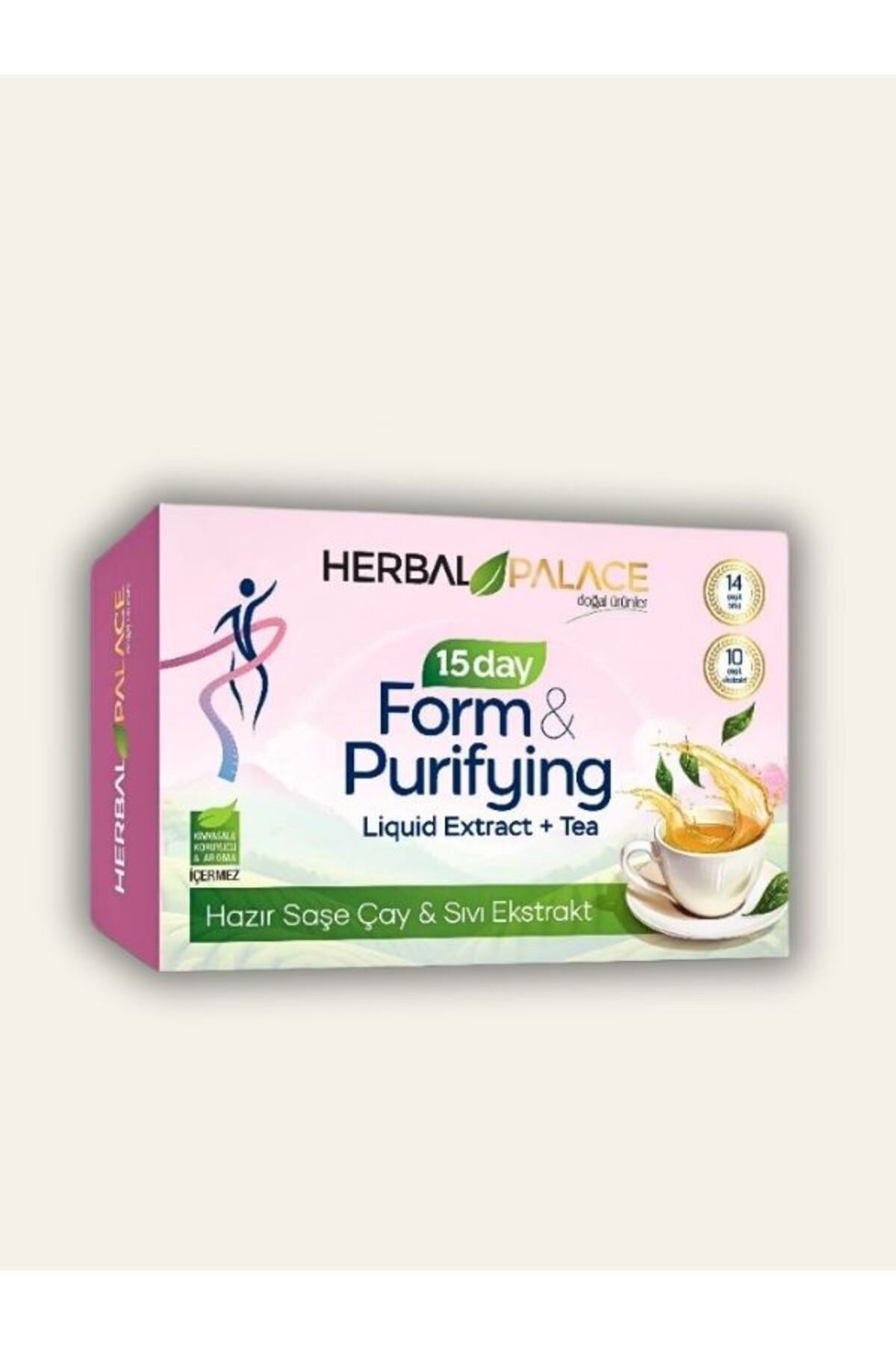 Herbal Palace Detox Form 15 Günlük Detox Çay & Sıvı Ekstrakt