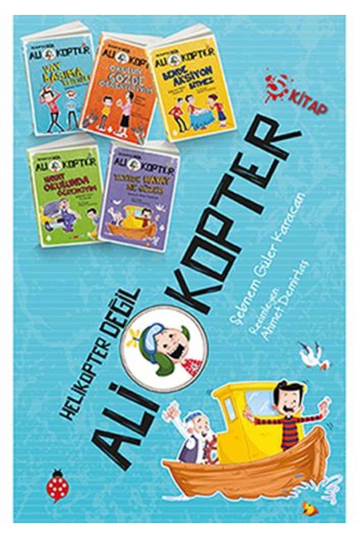 Uğurböceği Yayınları Ali Kopter Seti (5 Kitap Takım)