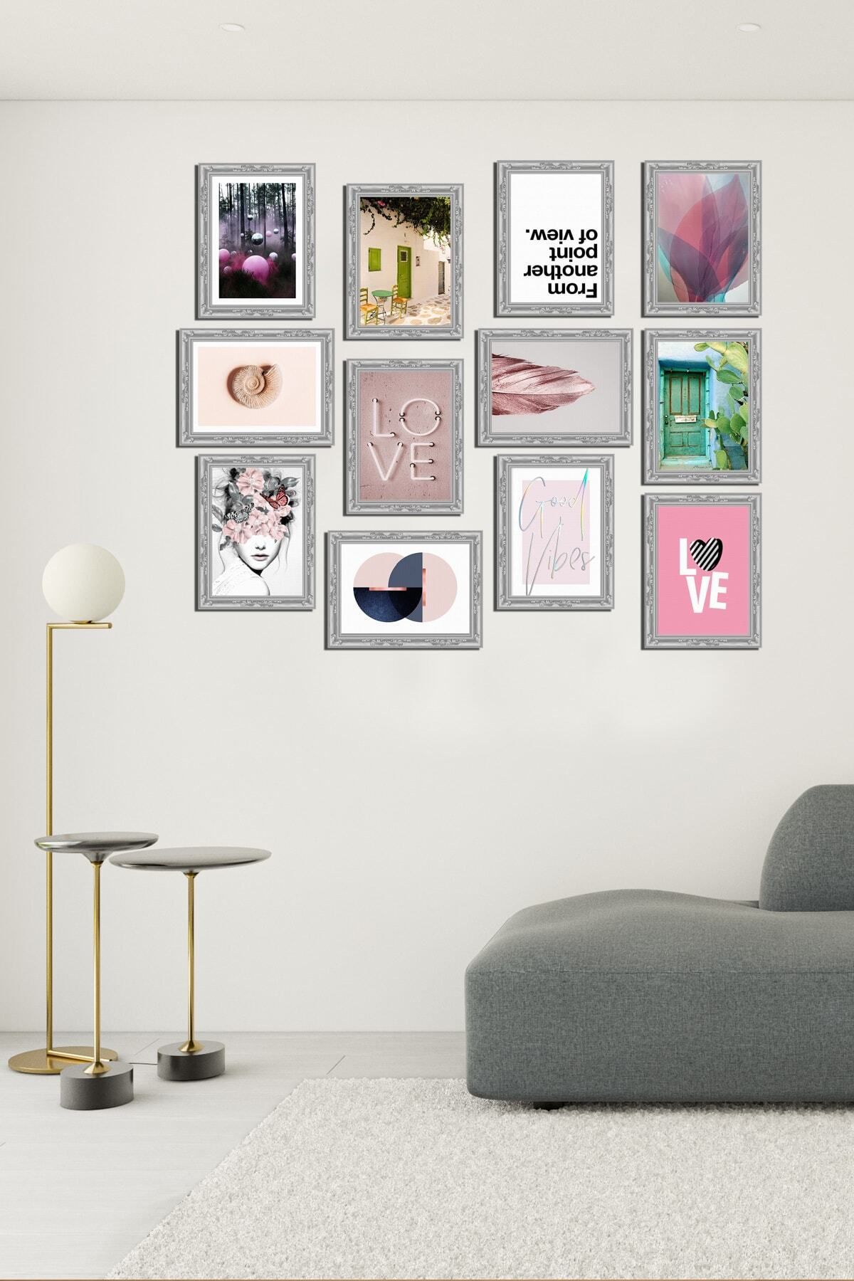 Pi Dekorasyon Modern Style 12 Parçalı Mdf Tablo Mck093
