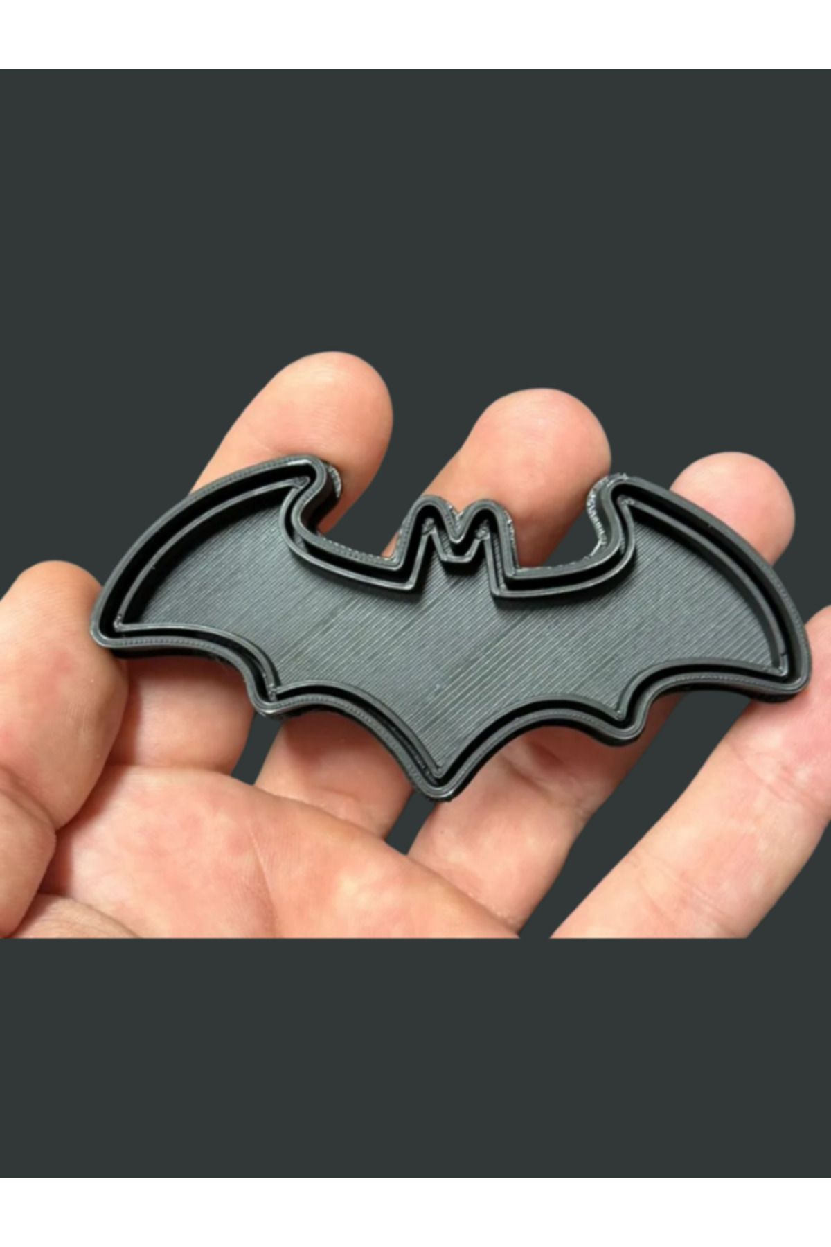 Muhcu Home 6'Lı - Batman Temalı Kurabiye Oyun Hamuru Şekillendirici Kesici Kalıp Seti