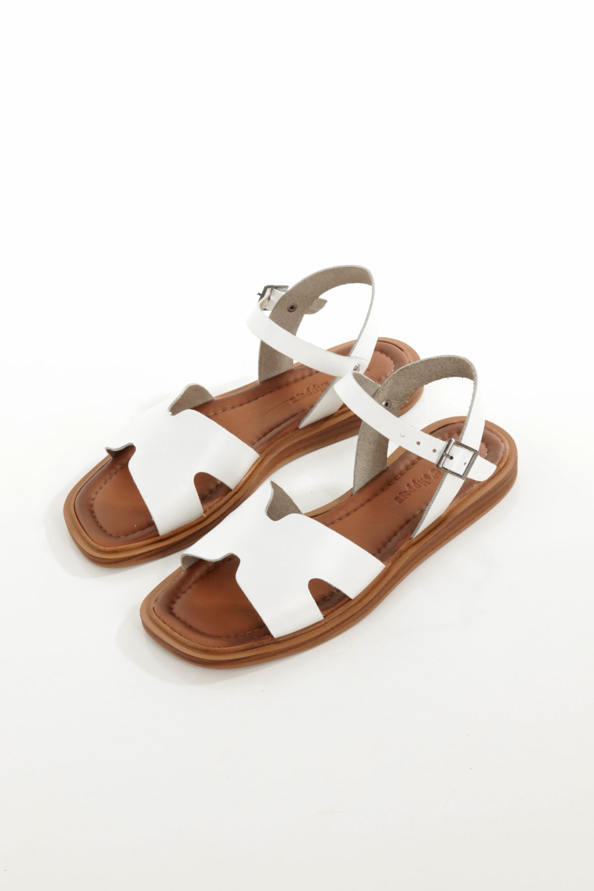 Rome Slippers RT-260023 HAKİKİ DERİ KADIN GÜNLÜK SANDALET