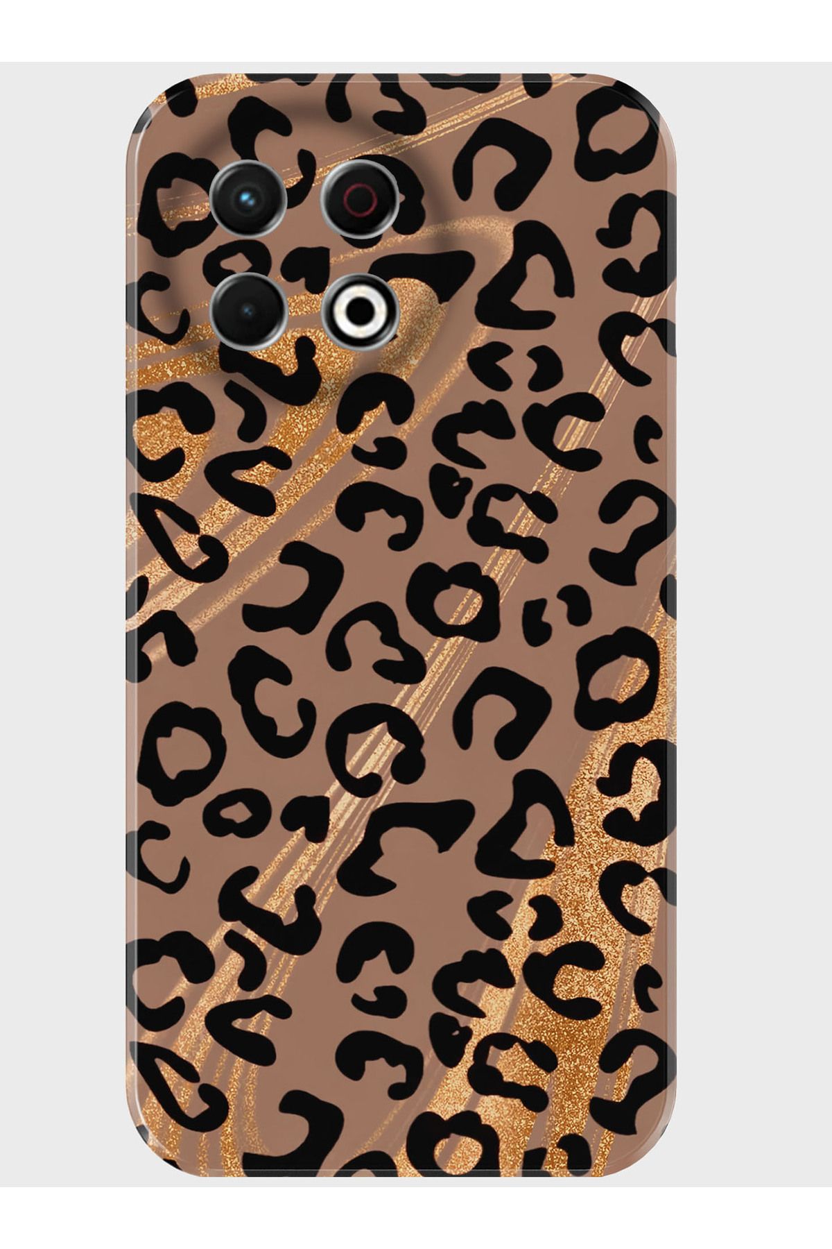 Activist Tecno Spark 30 Pro Kılıf Kamera Korumalı Baskılı Silikon Kapak - leopar
