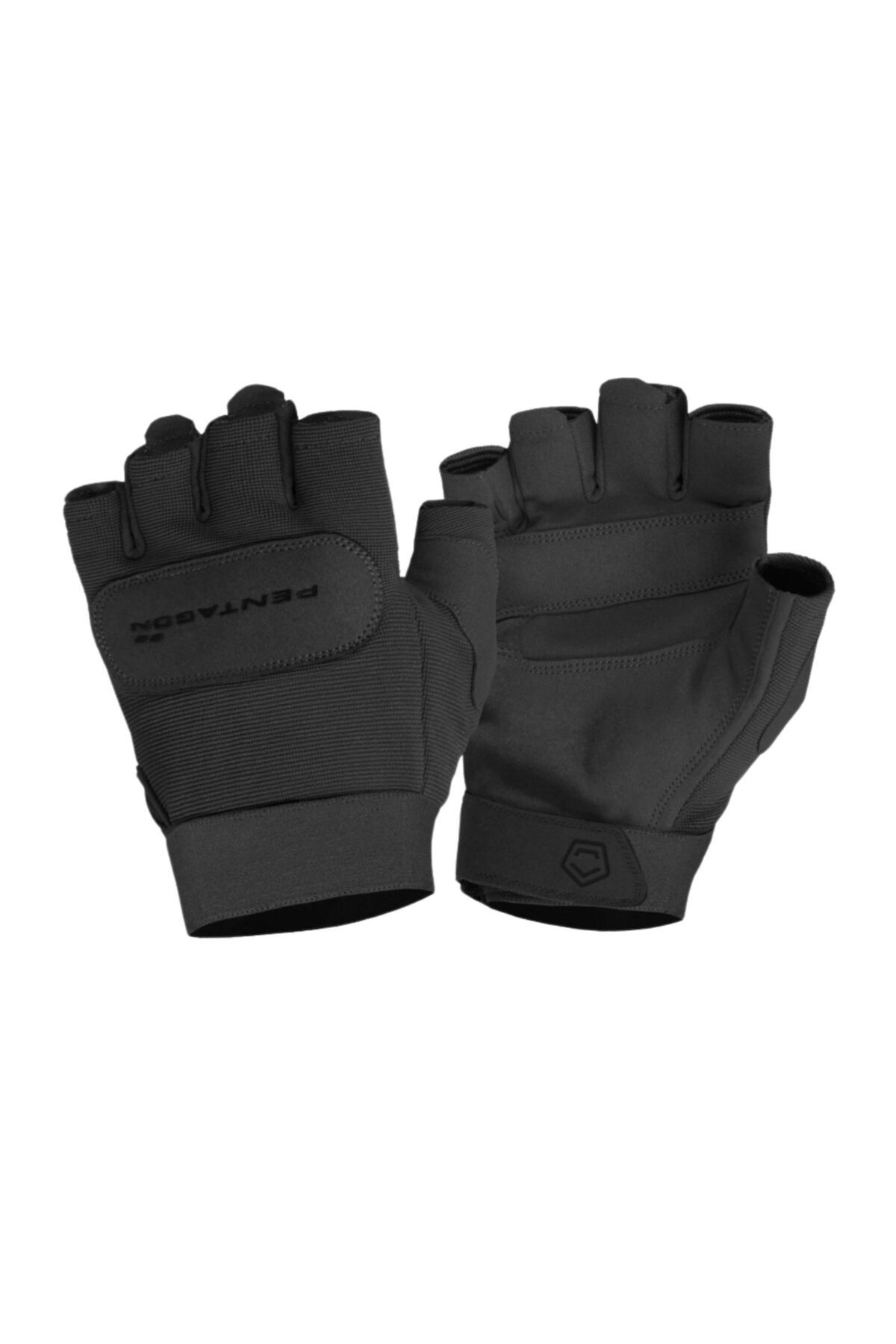 SAVAGE Taktikal Eldiven - Pentagon - Yarım Parmak - Duty Mechanic - Black - P20010-SH