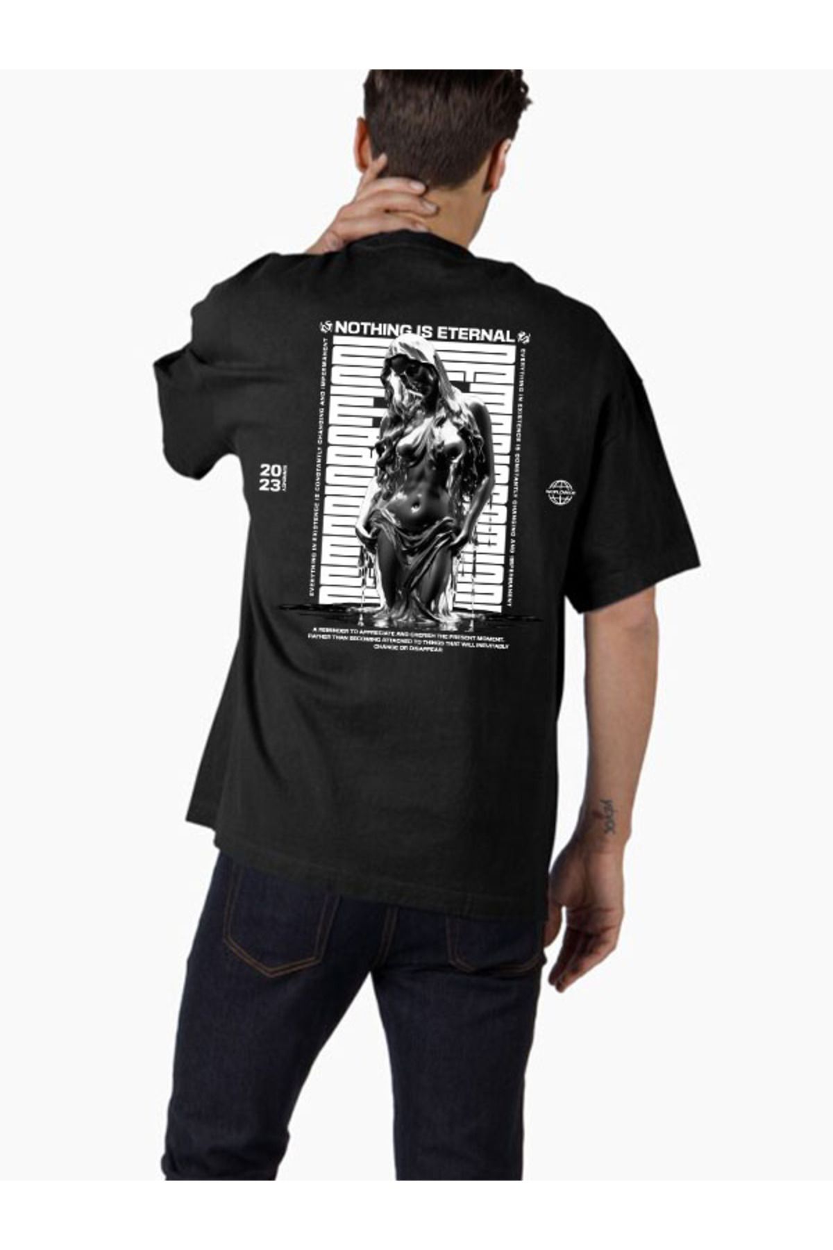 COMVİCHO Unisex streetwear15 Tasarım Baskılı Oversize T-Shirt