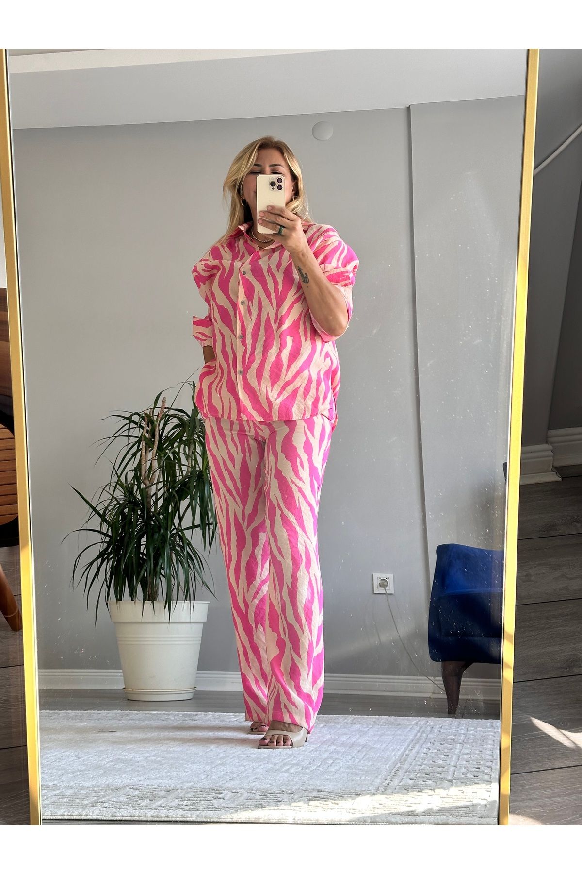 modamızbir Kadın Pantalon Gömlek Takım