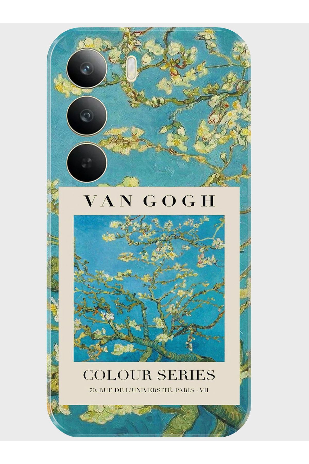 Activist Tecno Camon 40 4G Kılıf Kamera Korumalı Baskılı Silikon Kapak - vangogkolaj