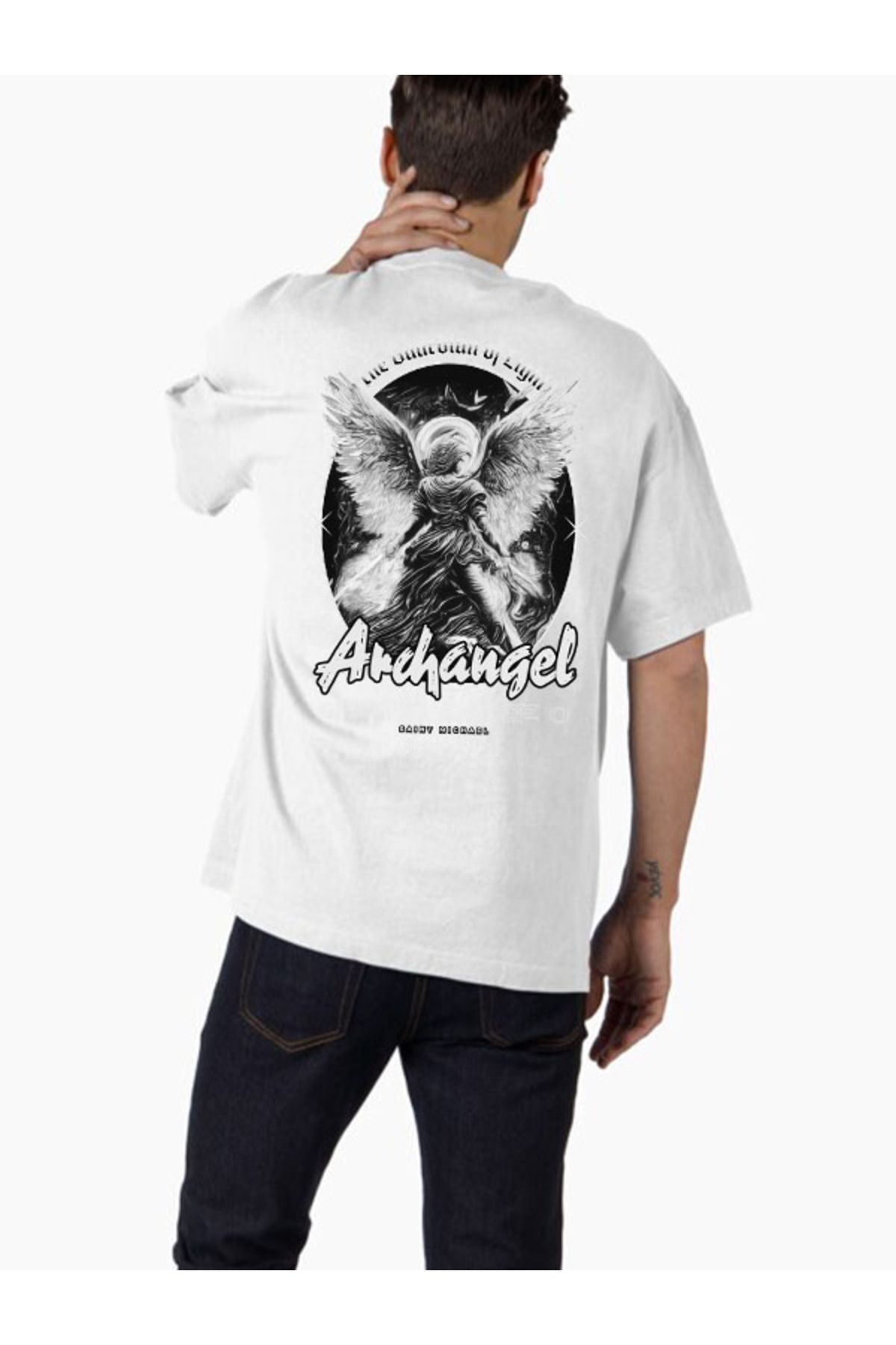 COMVİCHO Unisex streetwear32 Tasarım Baskılı Oversize T-Shirt