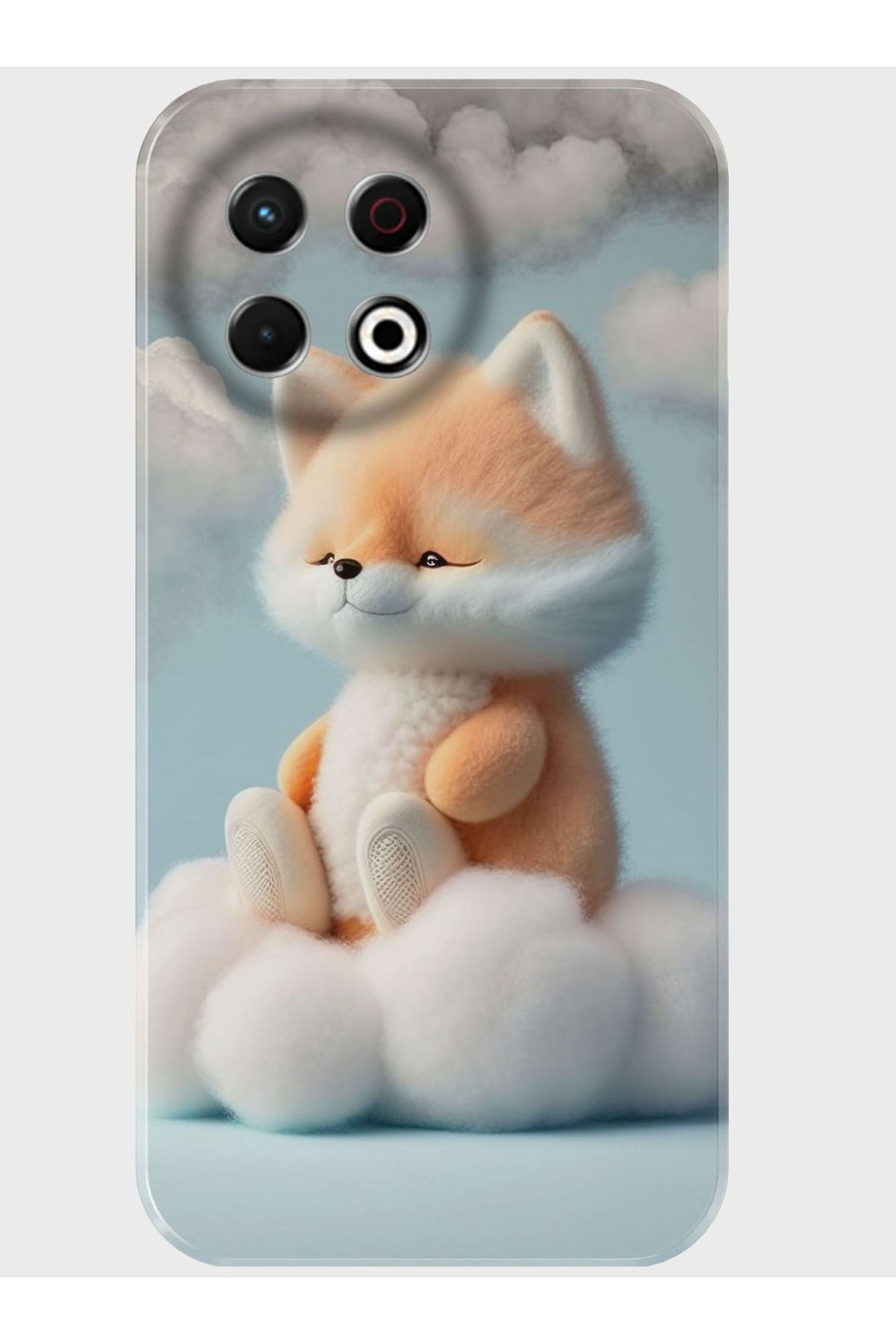 Activist Tecno Spark 30 Pro Kılıf Kamera Korumalı Baskılı Silikon Kapak - babyfox