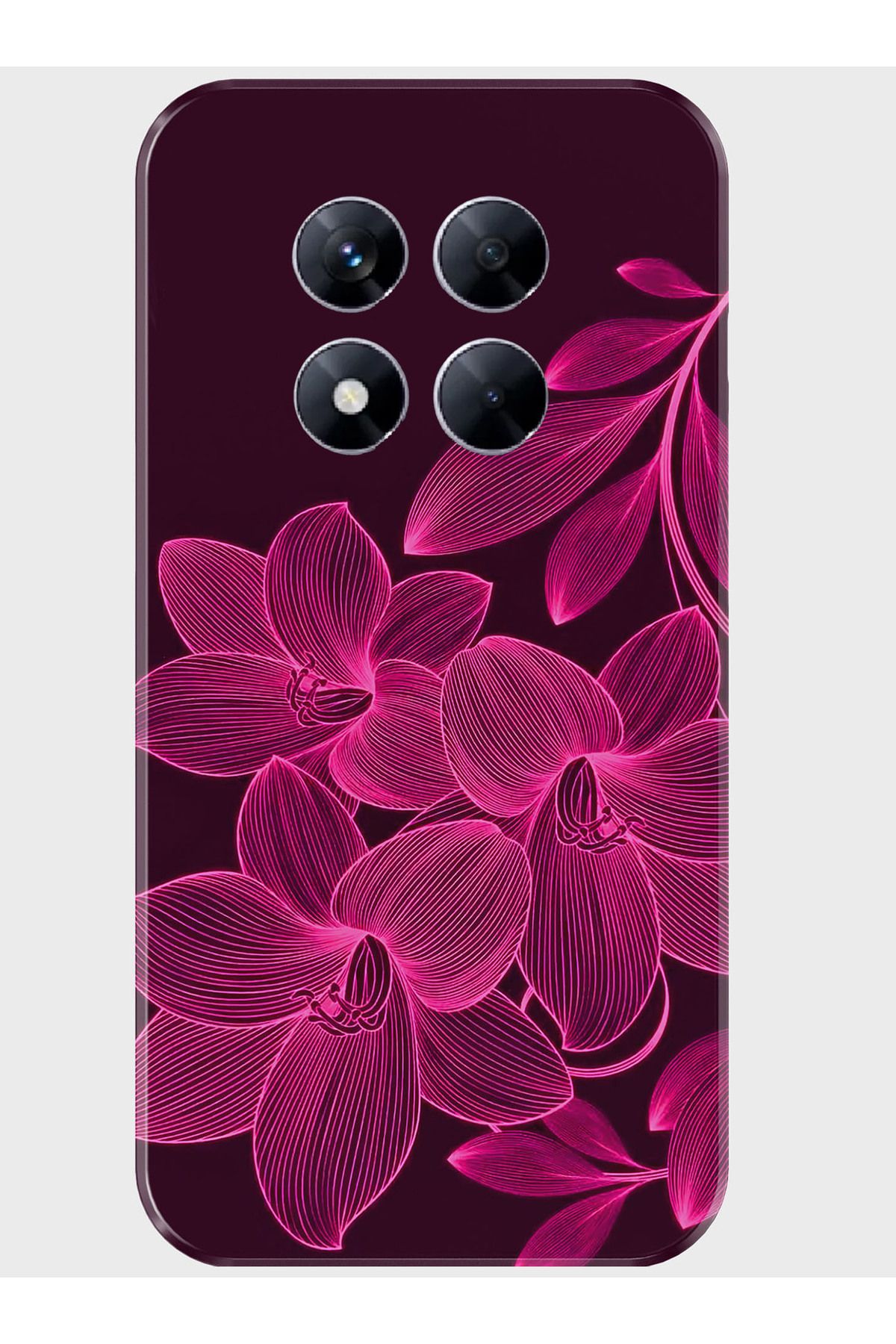 Activist Xiaomi Redmi Note 14 Pro 5G Kılıf Baskılı Silikon Kapak - redflower
