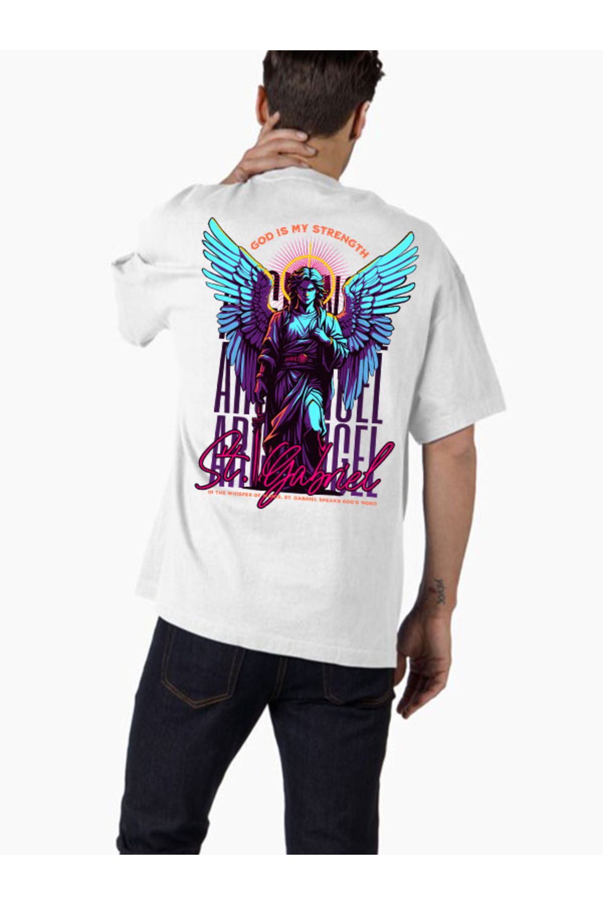 COMVİCHO Unisex streetwear14 Tasarım Baskılı Oversize T-Shirt