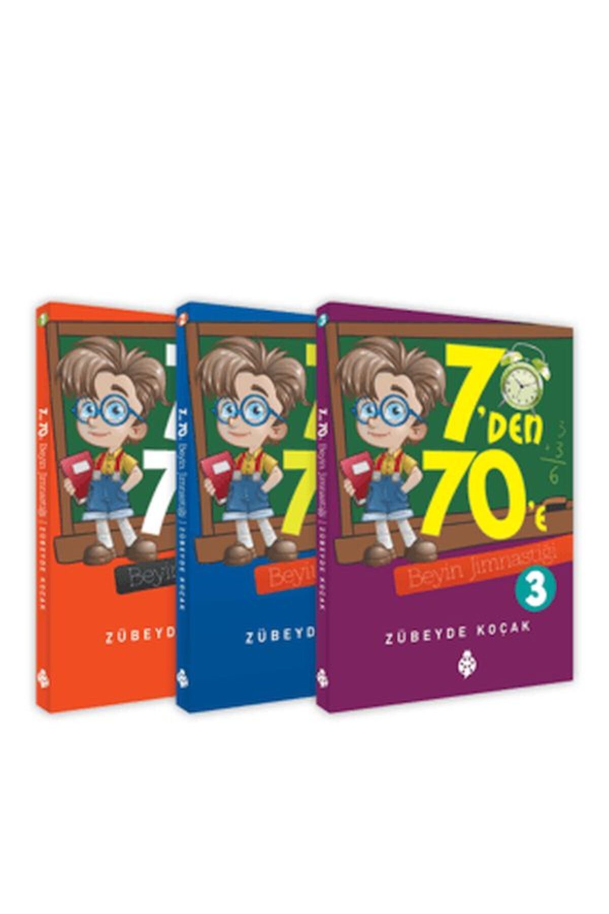 Uğurböceği Yayınları 7'Den 70'e Beyin Jimnastiği Seti (3 Kitap)