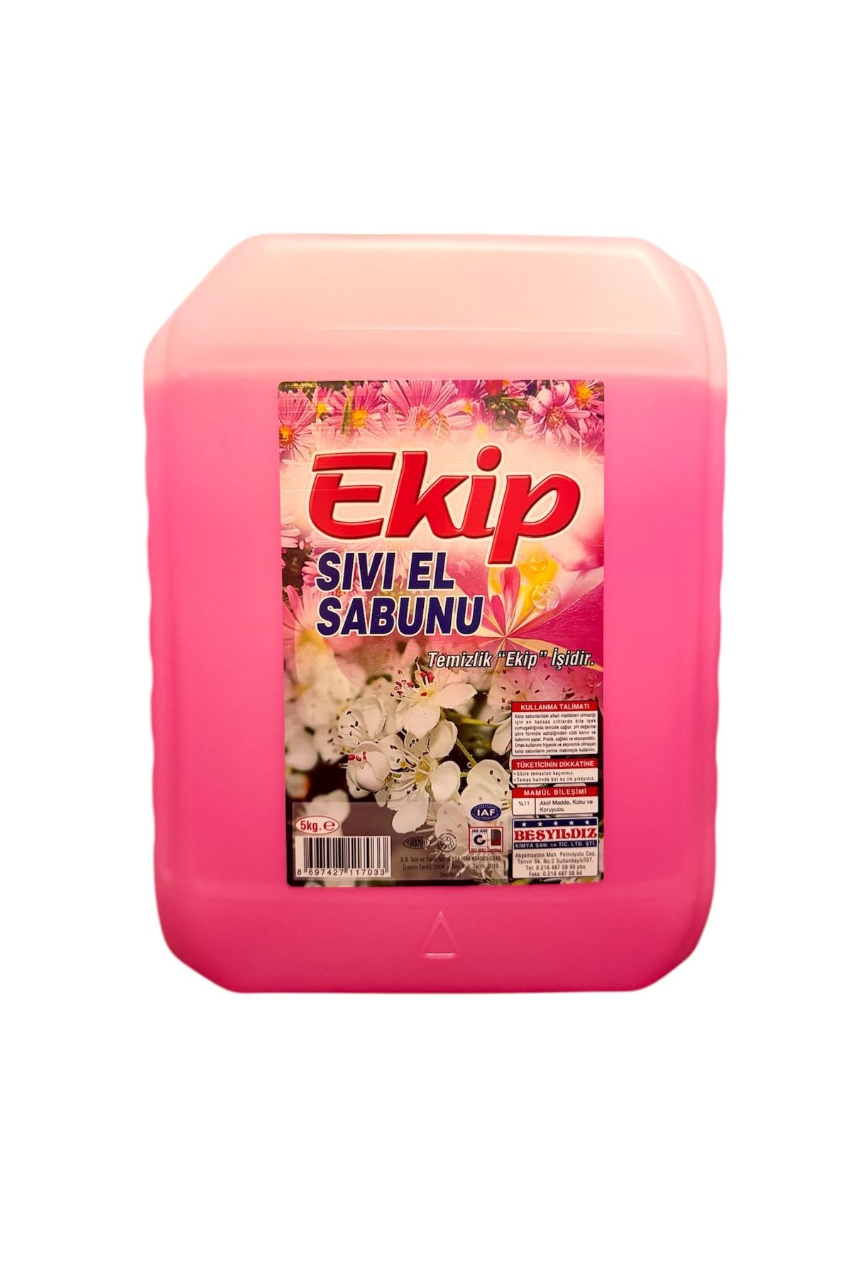 Ekip Kozmetik Sıvı Sabun 5KG
