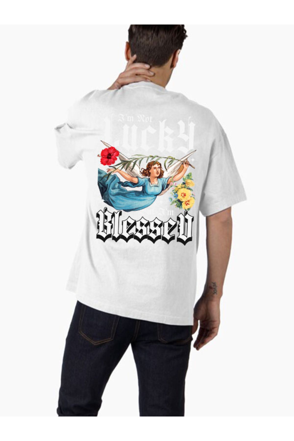 COMVİCHO Unisex streetwear30 Tasarım Baskılı Oversize T-Shirt